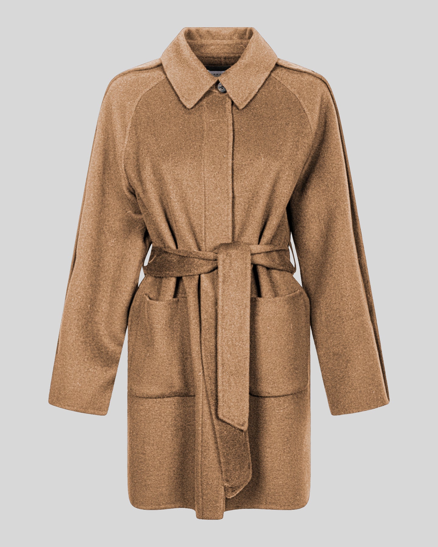 Cappotto corto con cintura