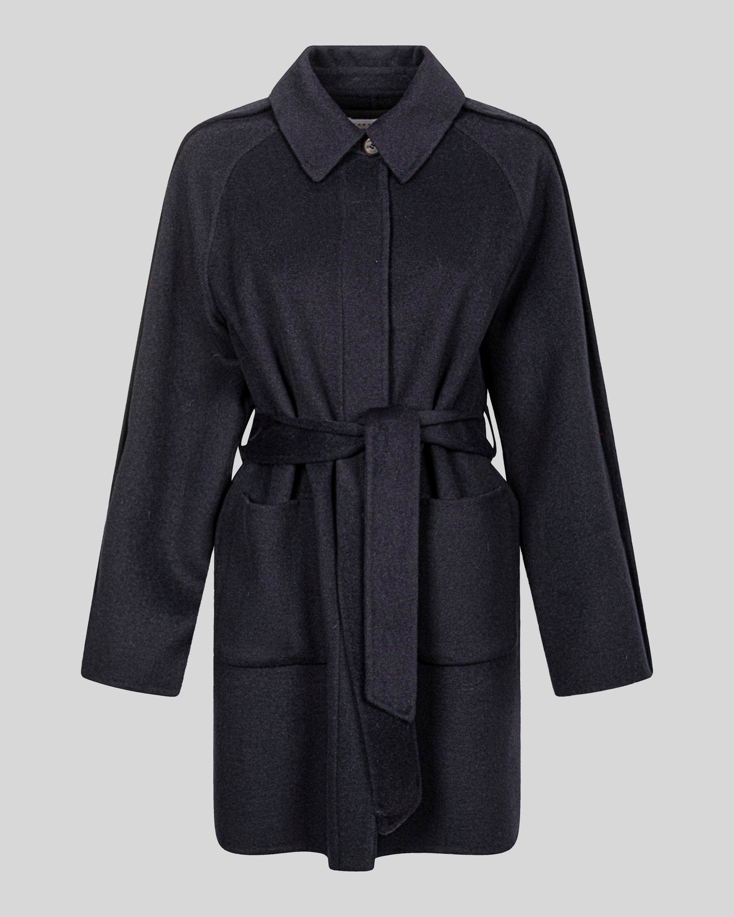 Cappotto corto con cintura