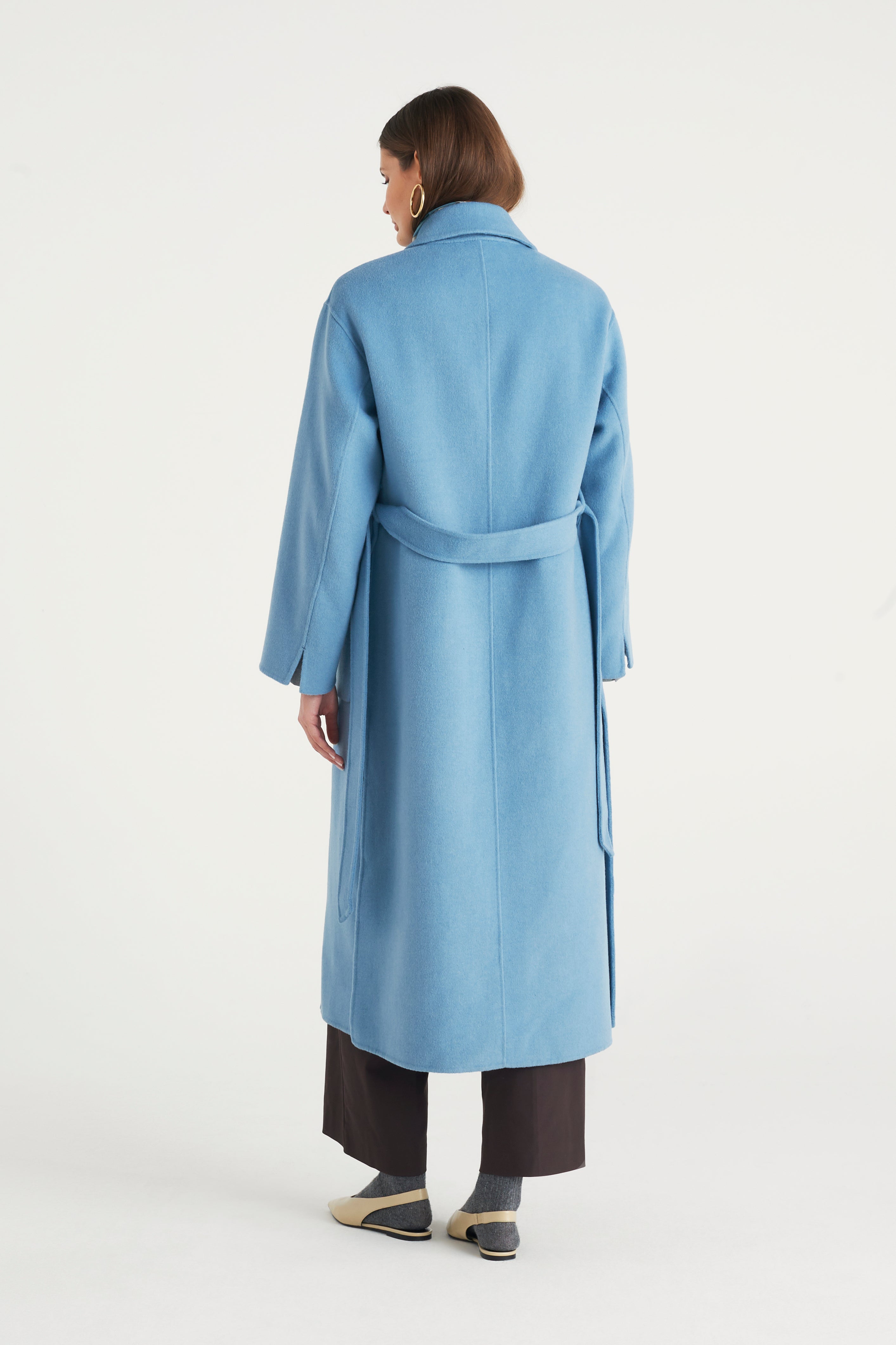 Cappotto lungo con tasche