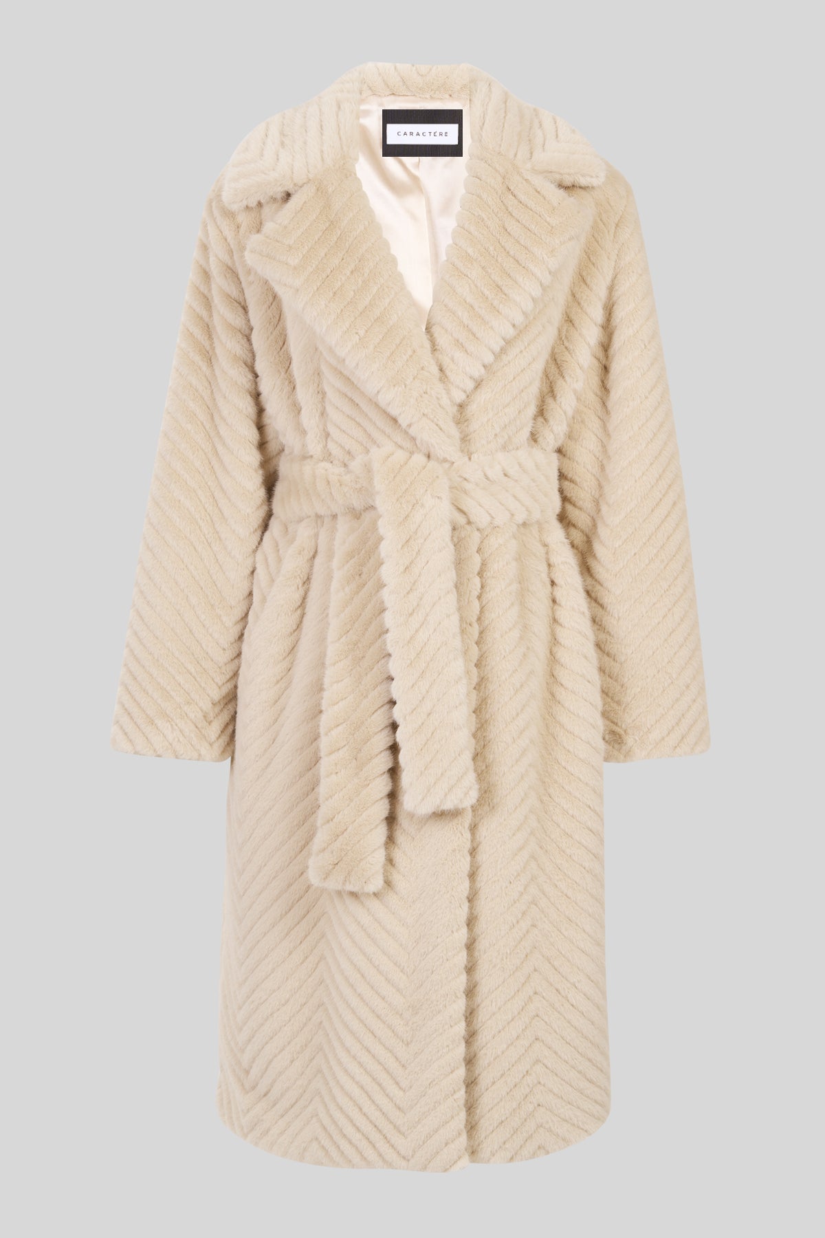 Cappotto in pelliccia sintetica