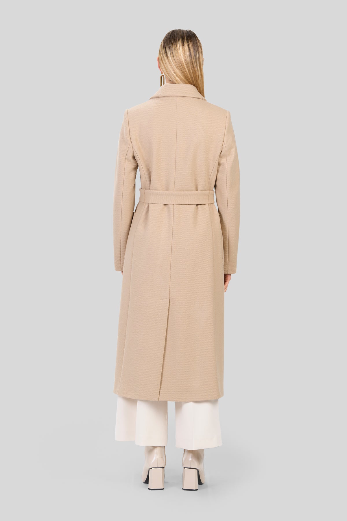 Cappotto lungo in panno