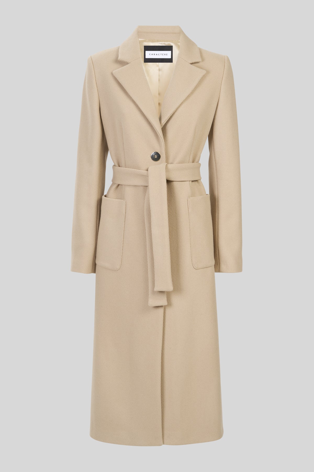 Cappotto lungo in panno