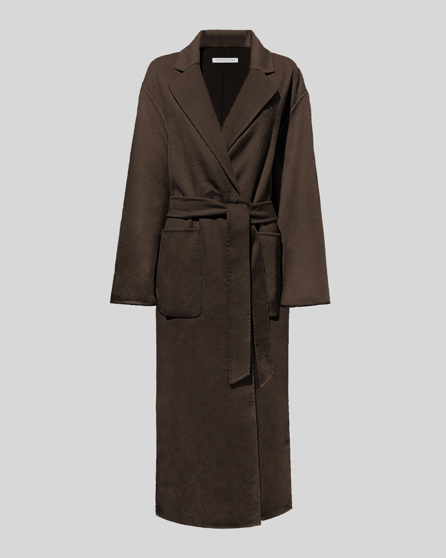 Cappotto lungo misto lana