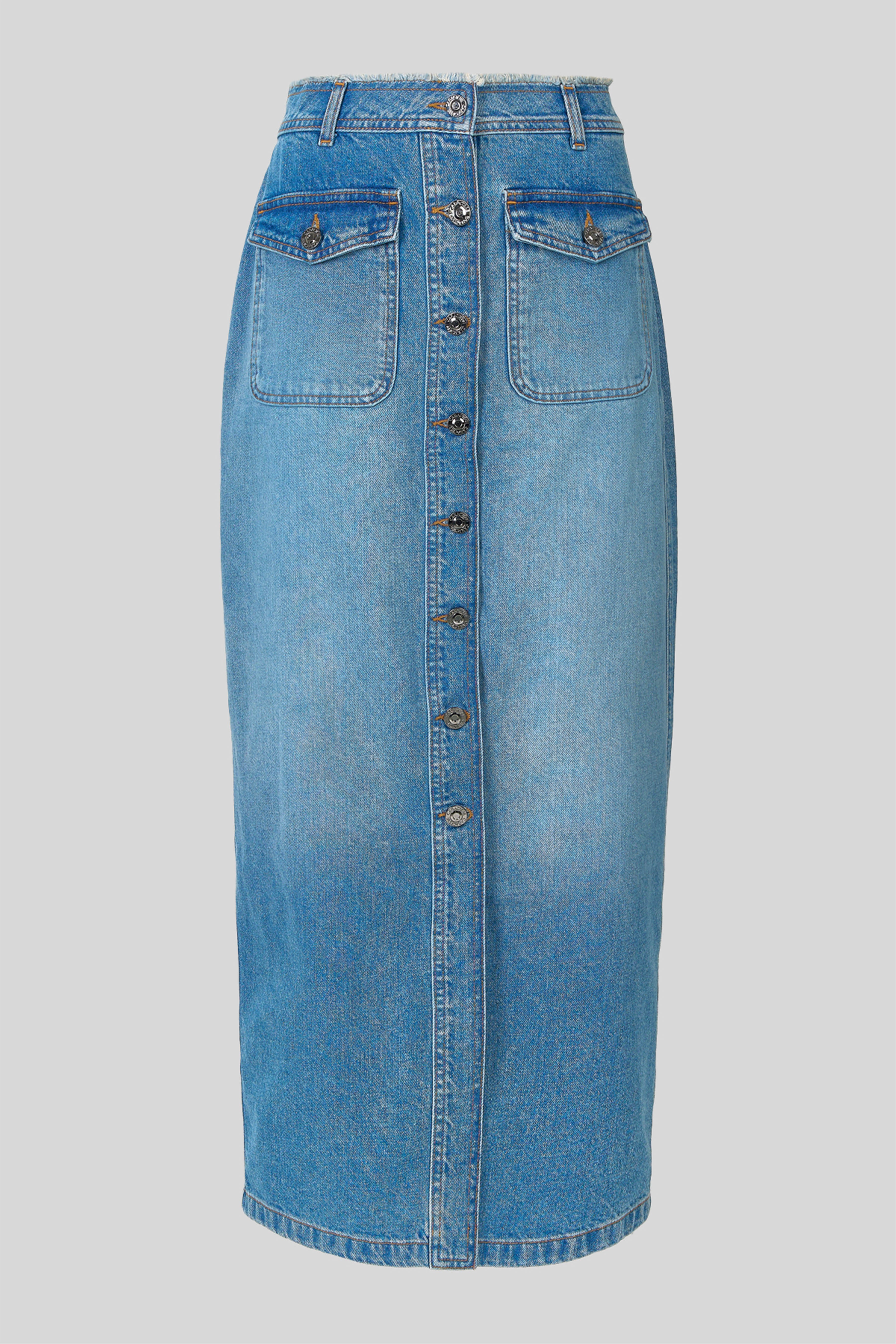 Gonna lunga in denim