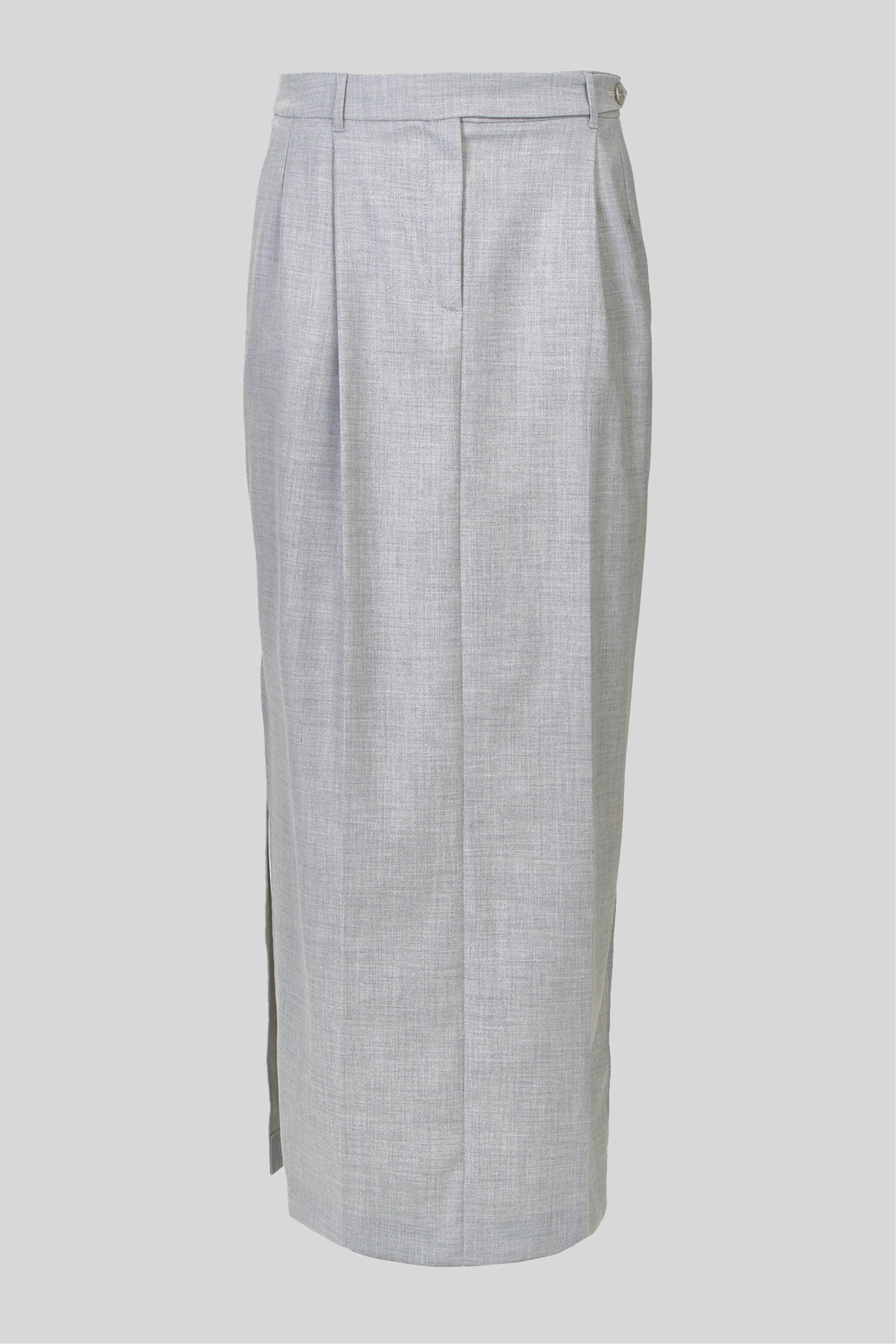 Pencil skirt with slit