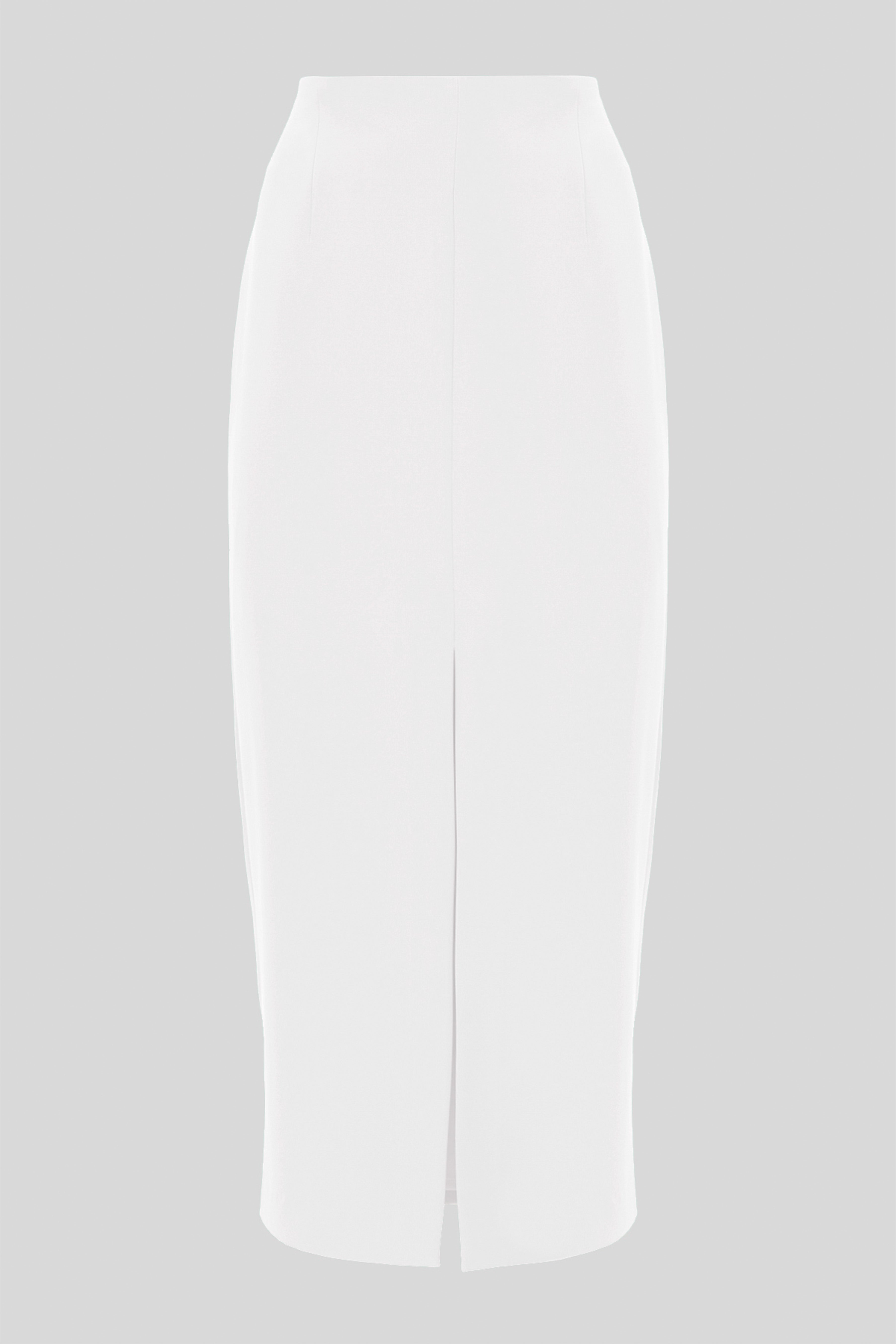 Midi skirt with slit