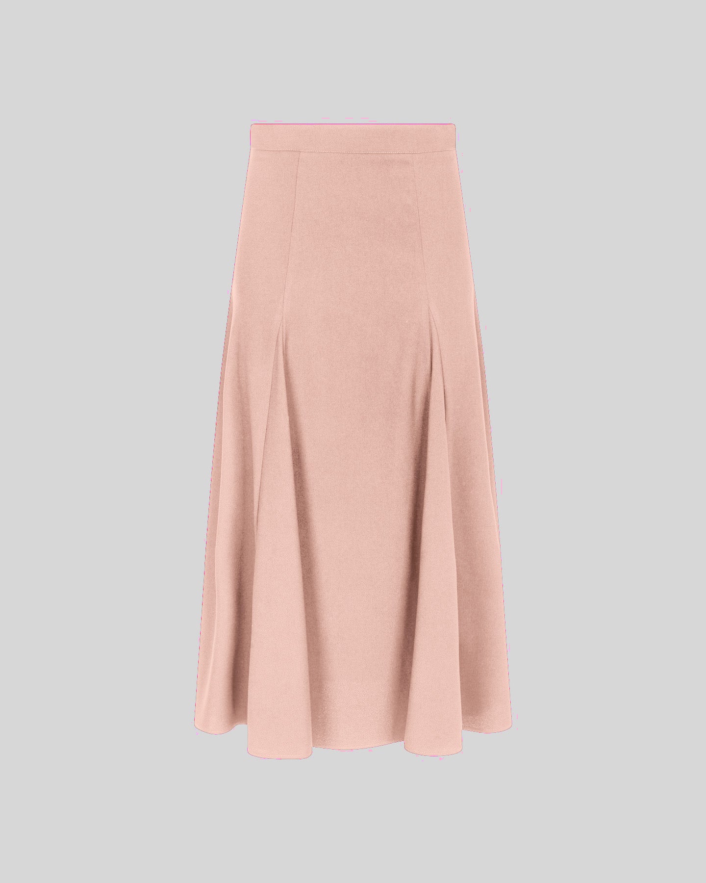 Gonna Midi Elegante in Crepe Svasata