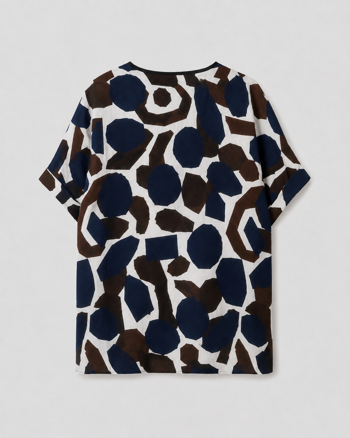 Blusa Kimono Scollo a V in Cotone