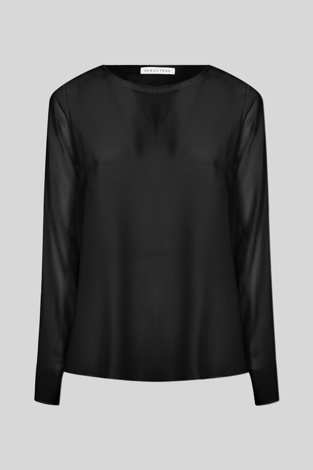 Blusa maniche lunghe