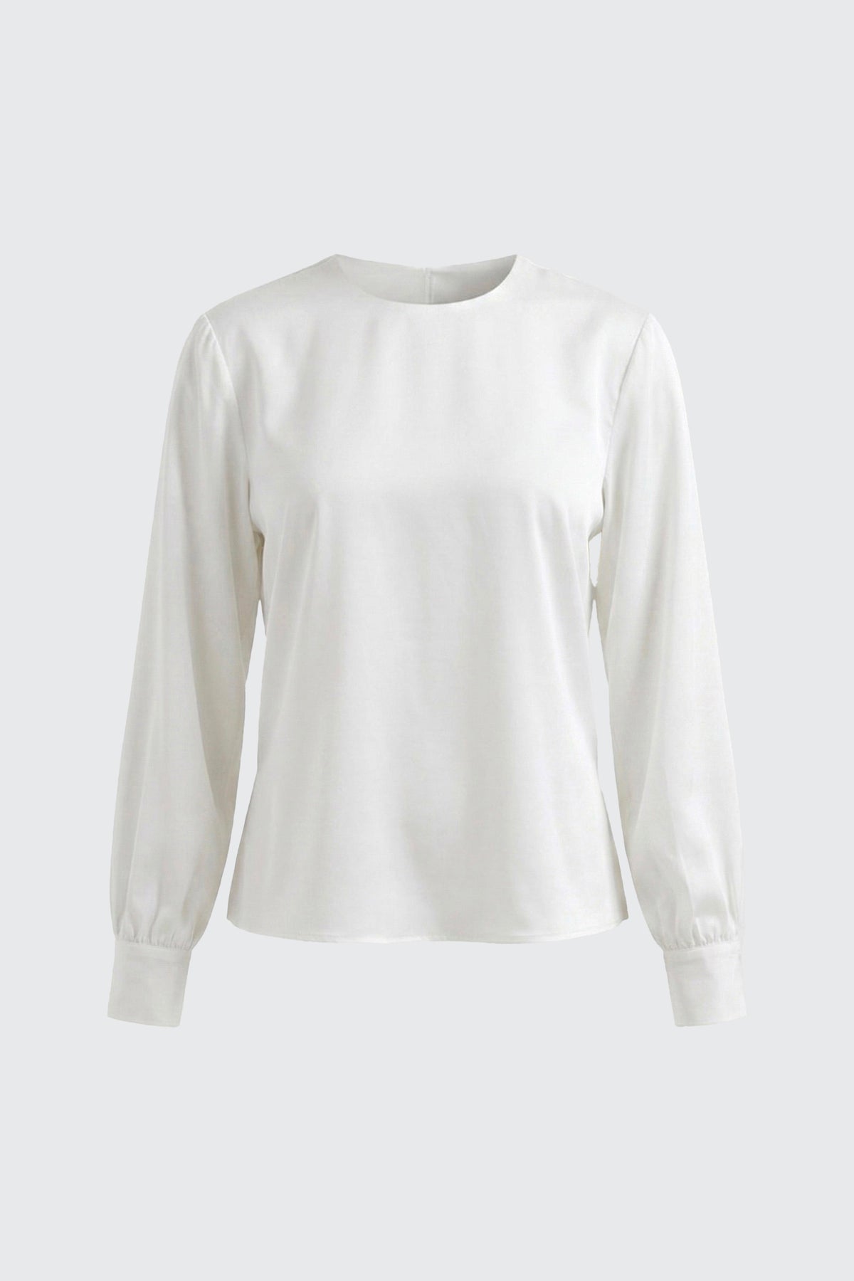 Blusa Girocollo in Cotone