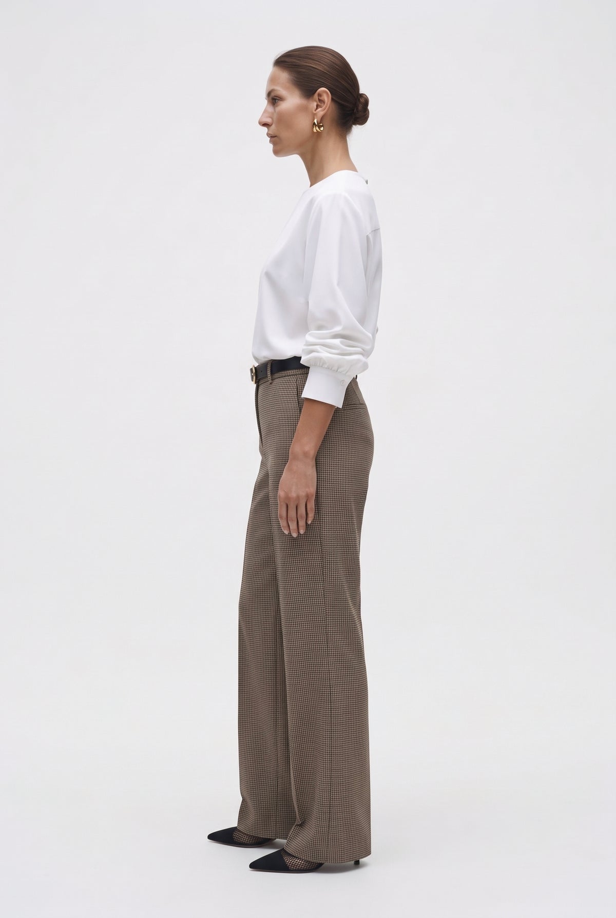 Blusa Girocollo in Cotone