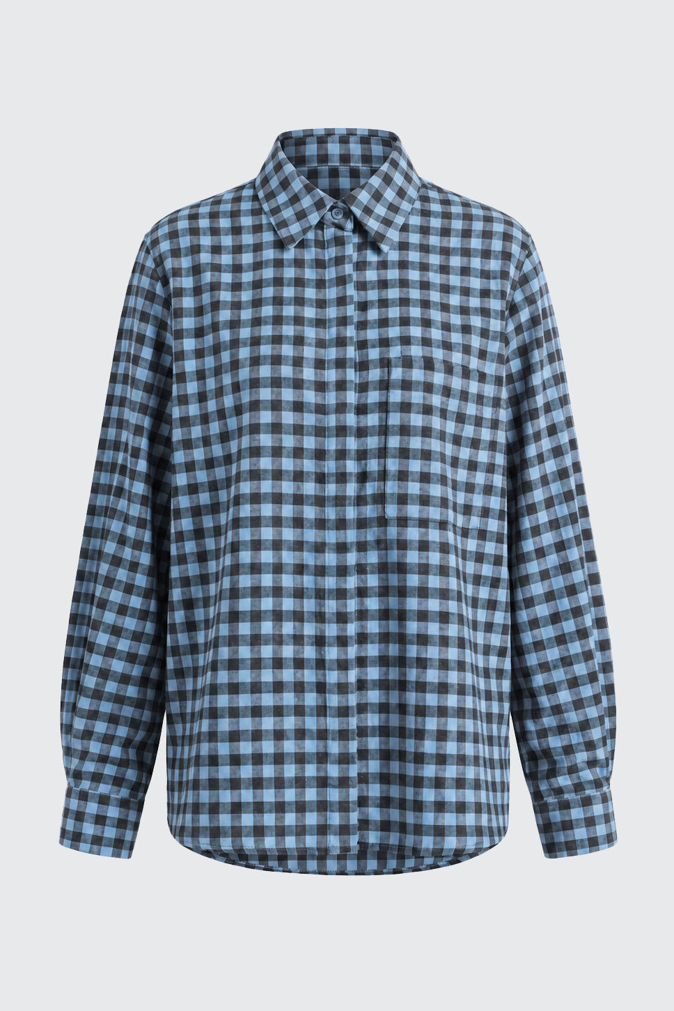 Camicia Check Oversize Con Taschino
