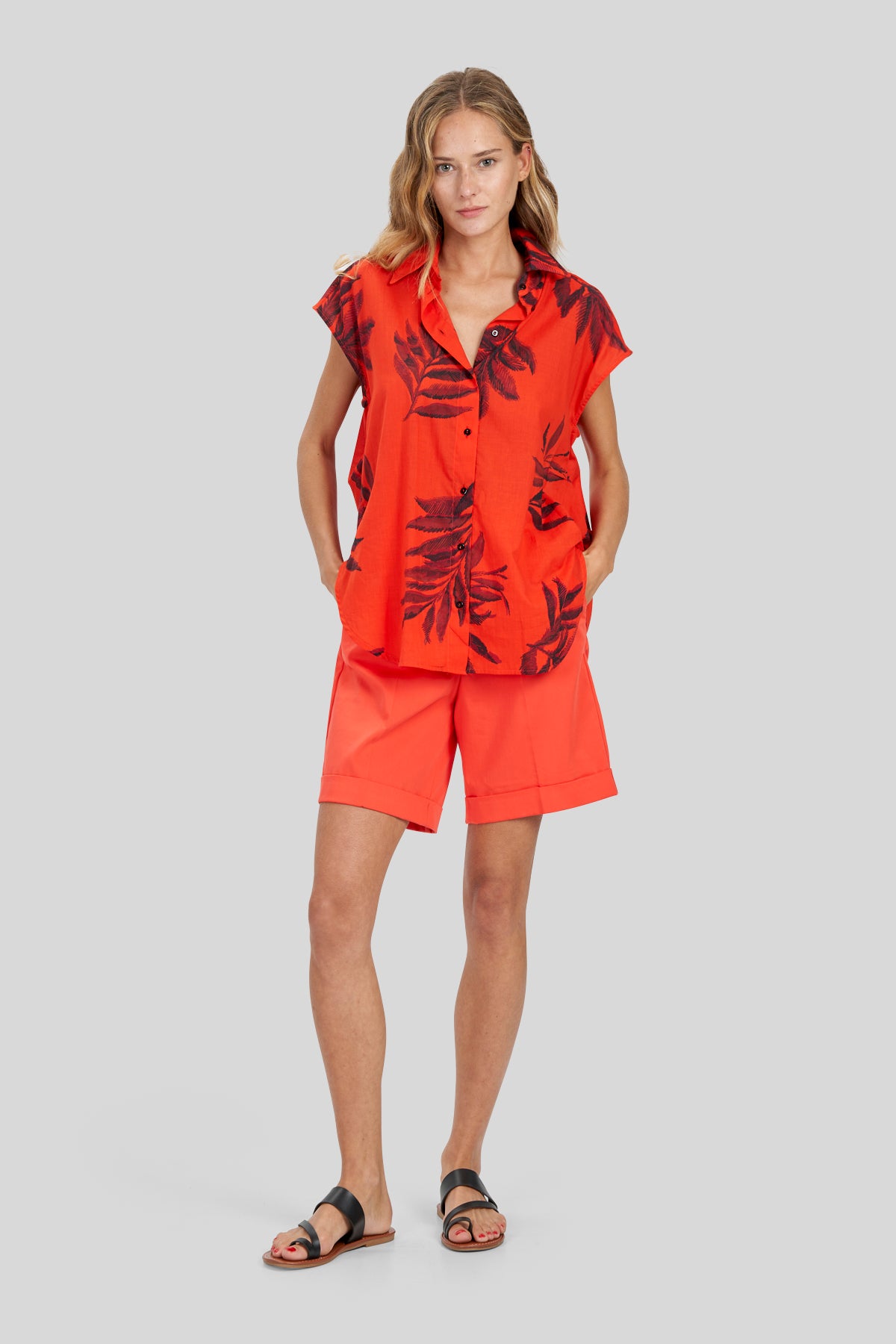Shorts in rasatello stretch