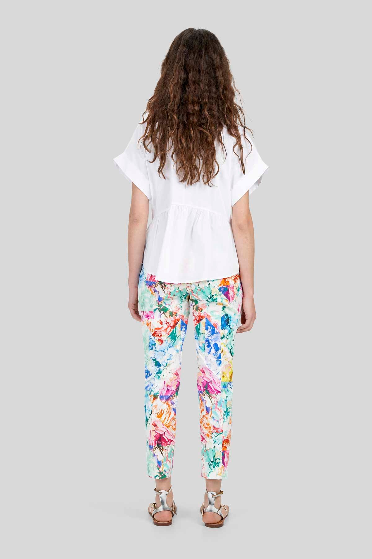 Camicia in Popeline Stretch