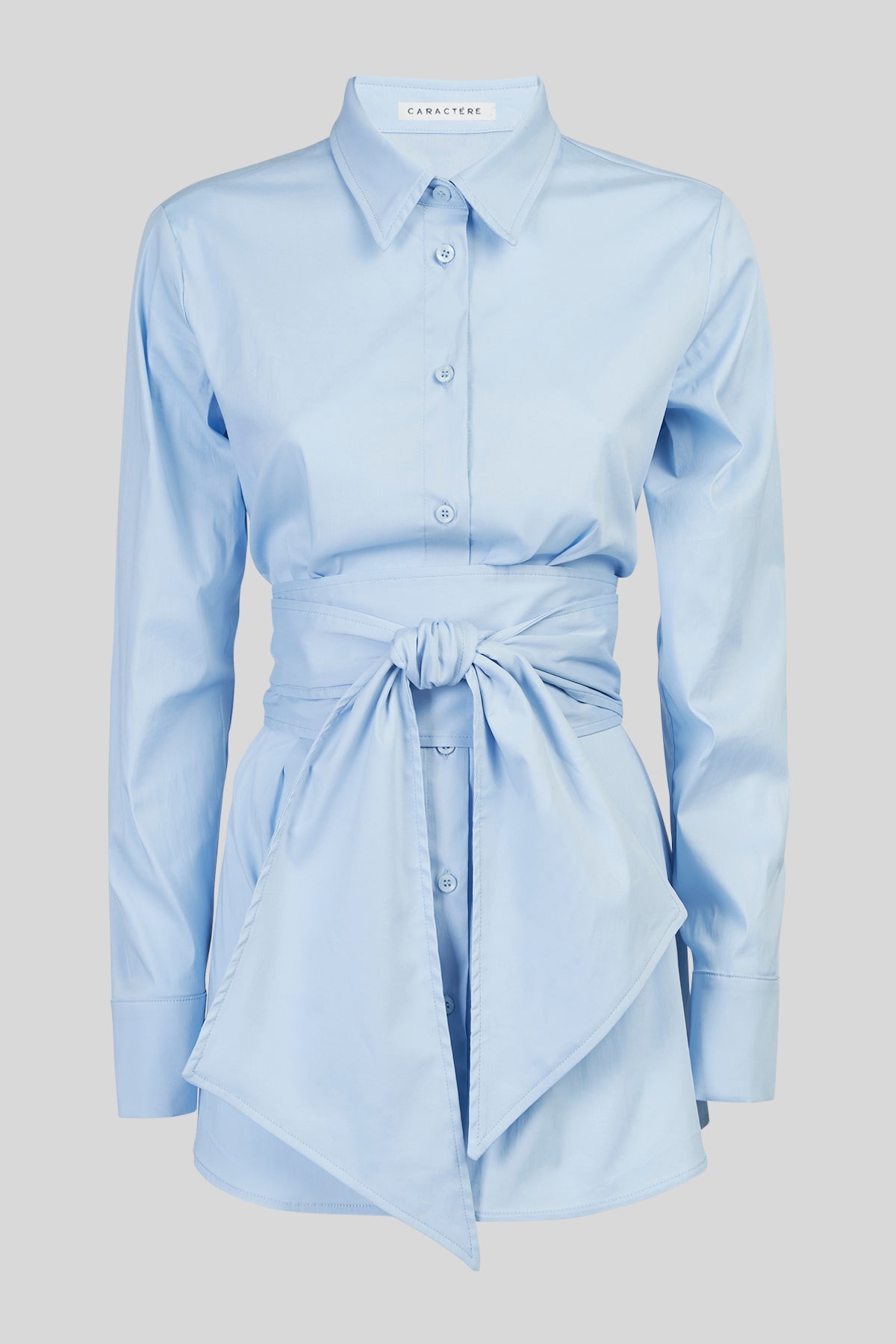 Camicia in Popeline Stretch