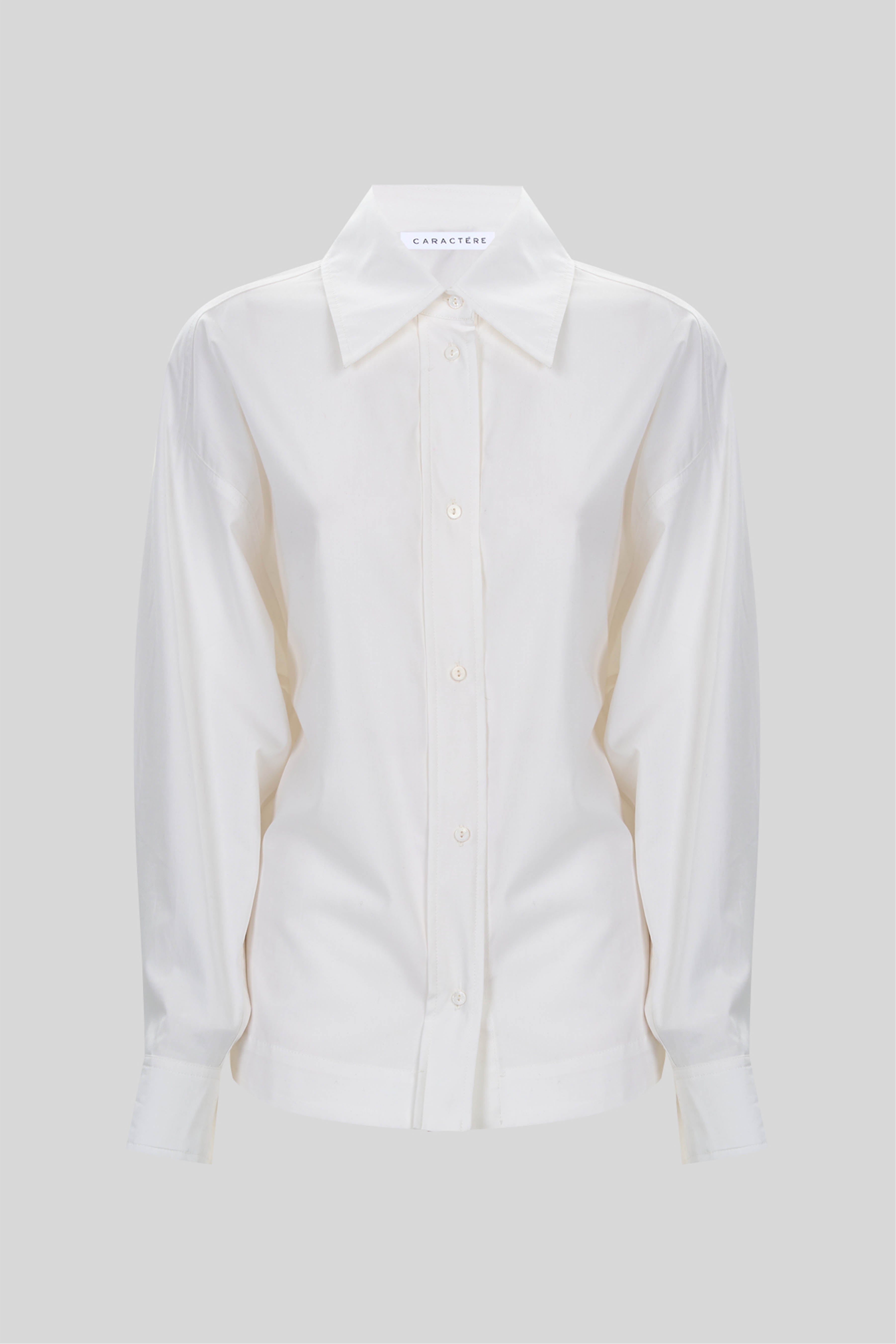 Camicia over in popeline