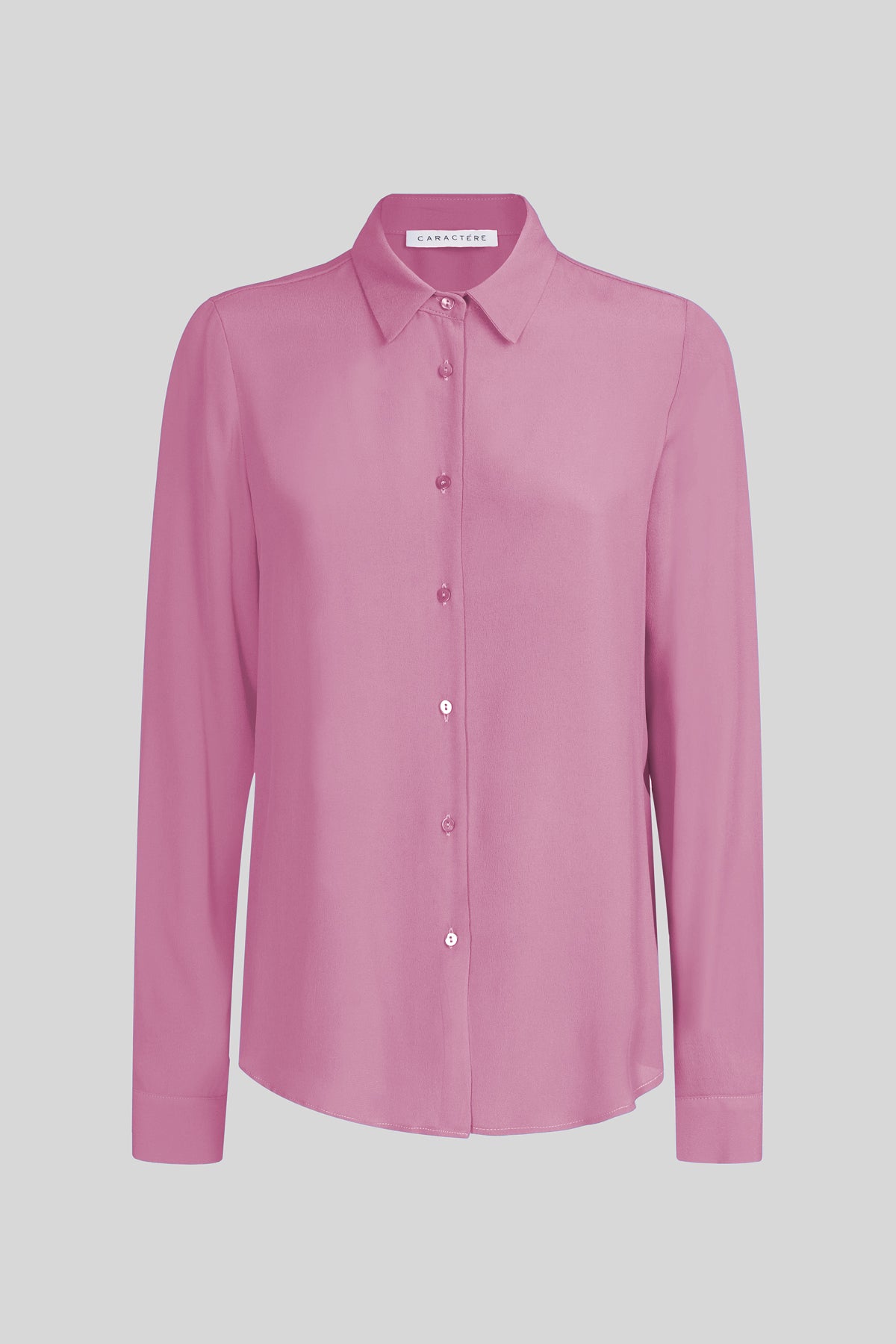 Camicia in crepe de chine misto seta