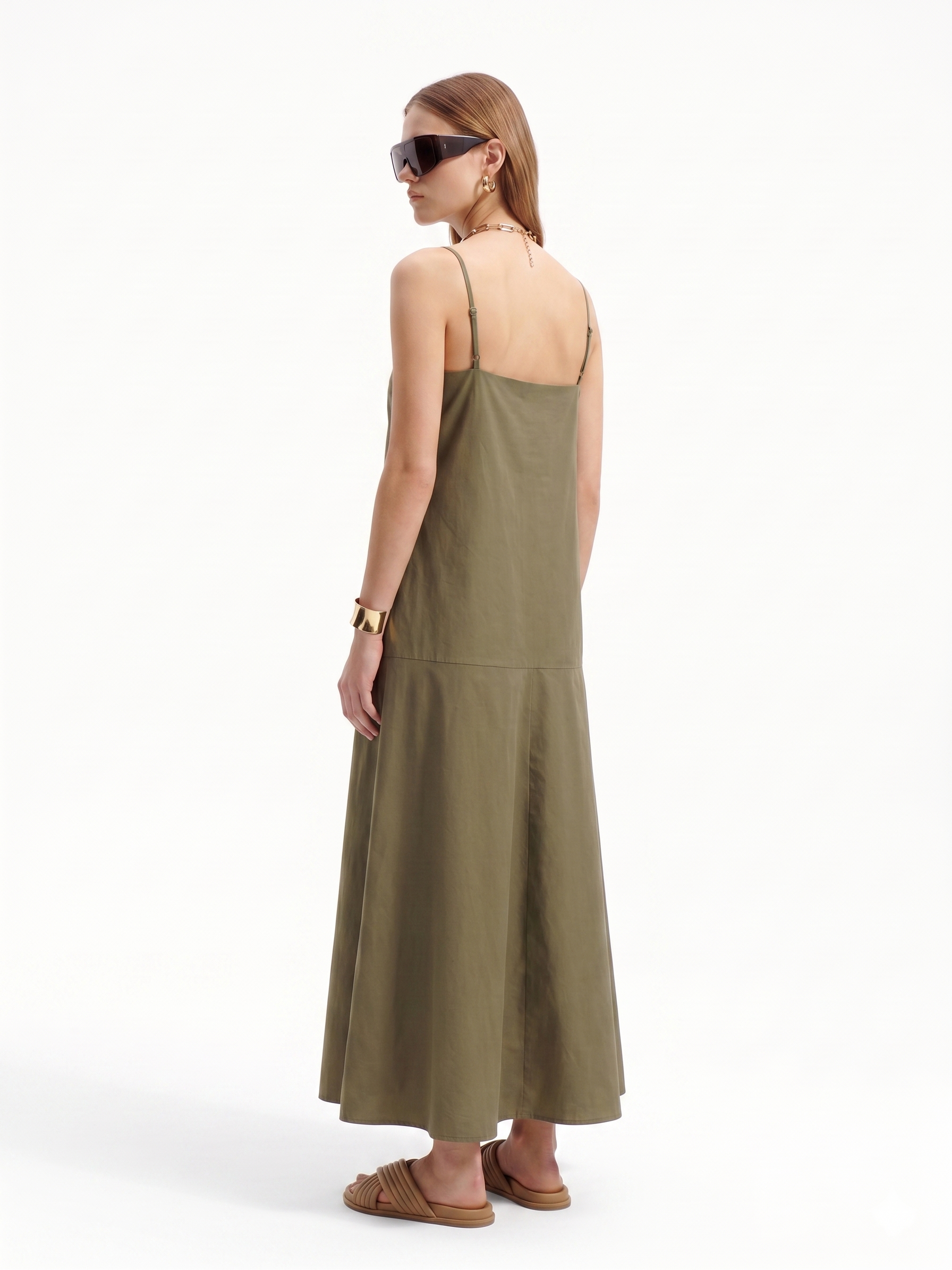 Abito Midi con Spalline Sottili