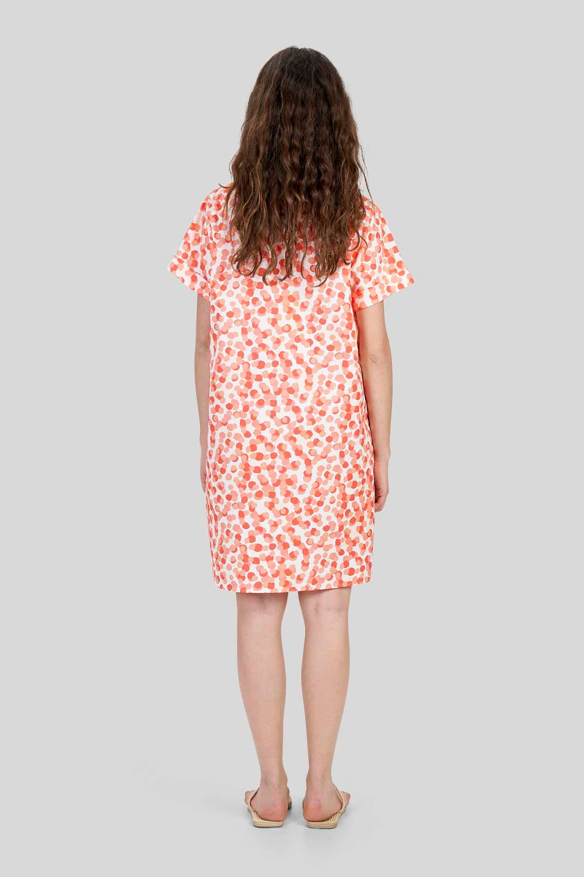 Abito Corto in Gabardina Stretch