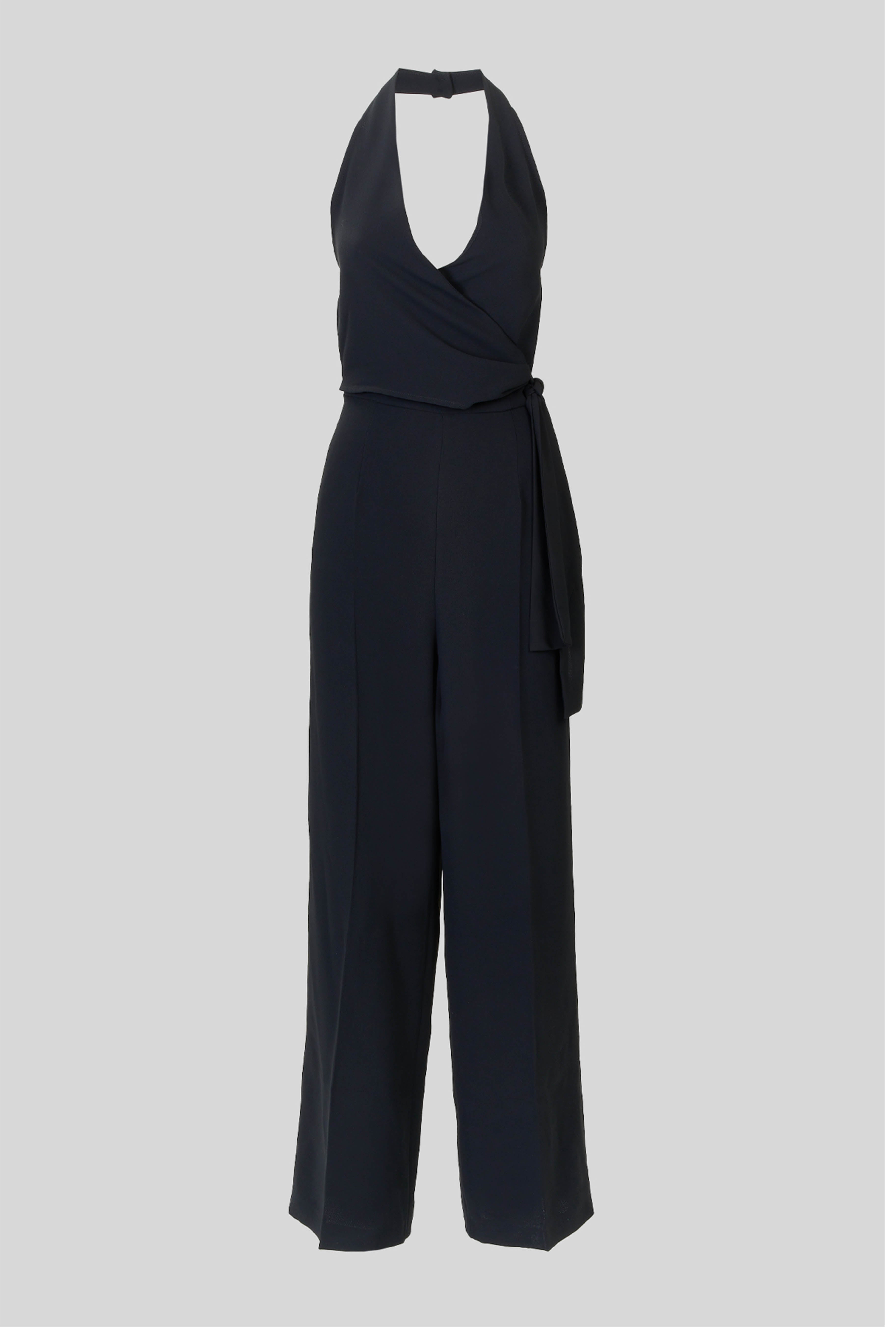 Tuta smanicata con fiocco laterale