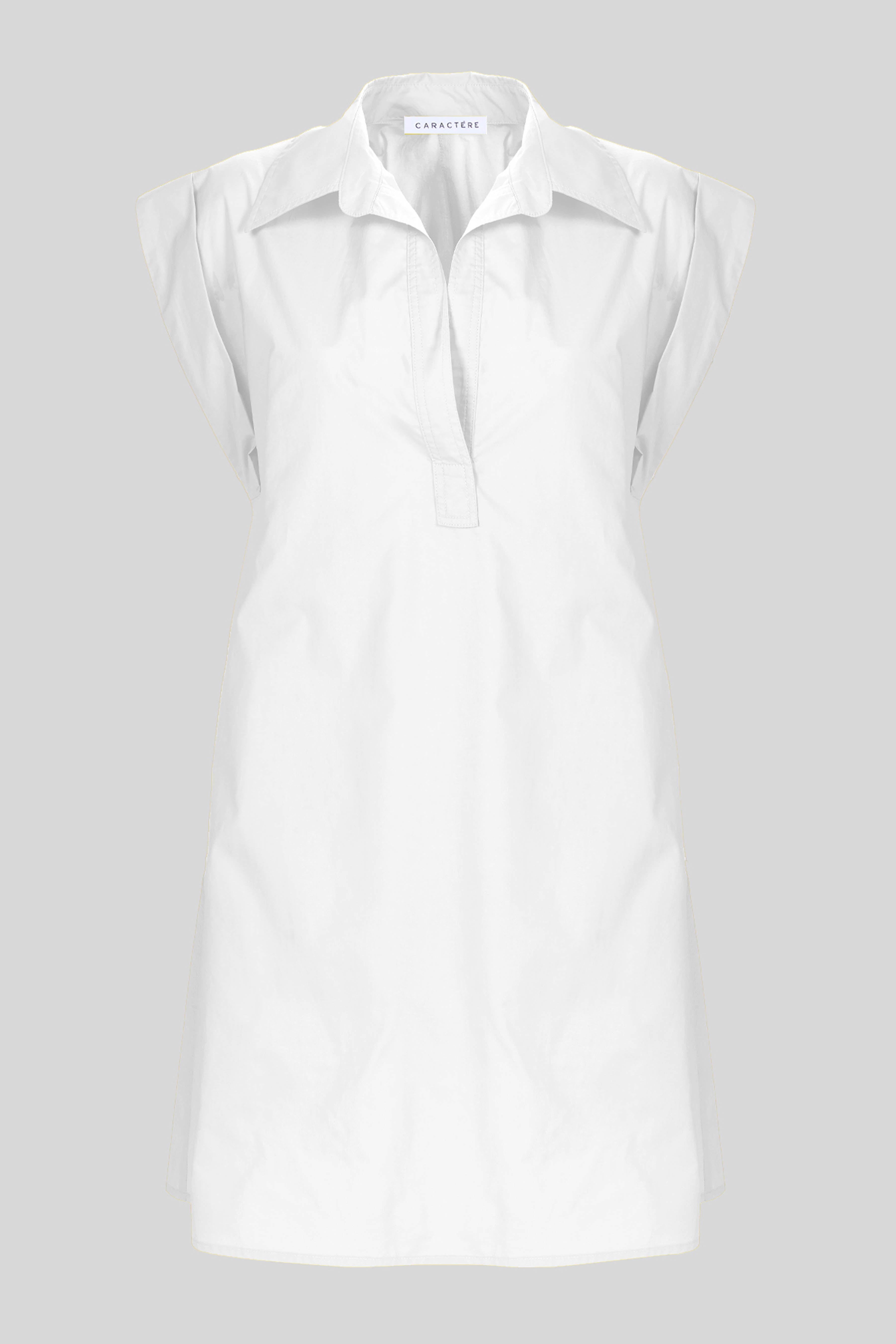 Abito corto in cotone