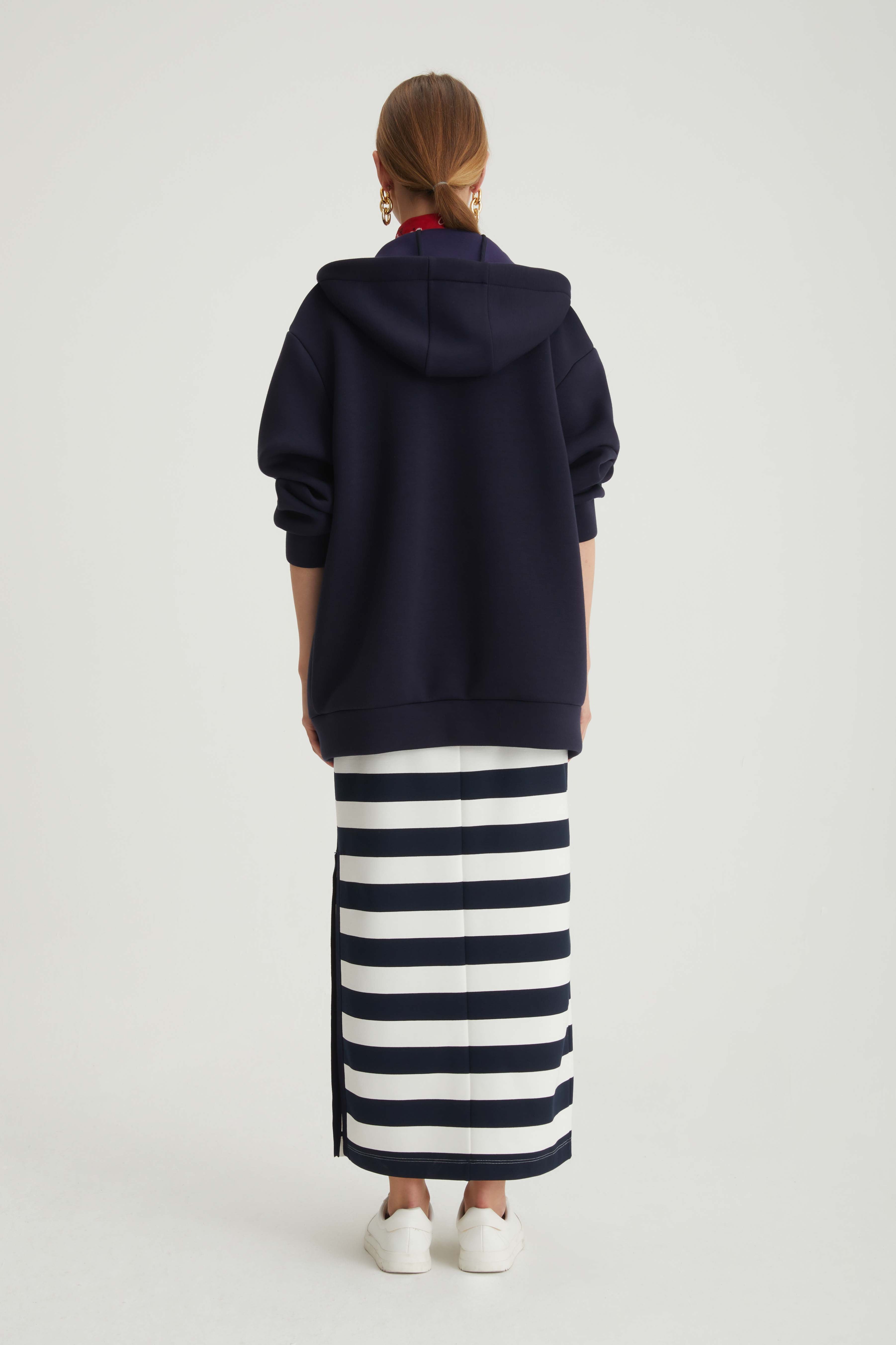 Giacca in jersey di viscosa