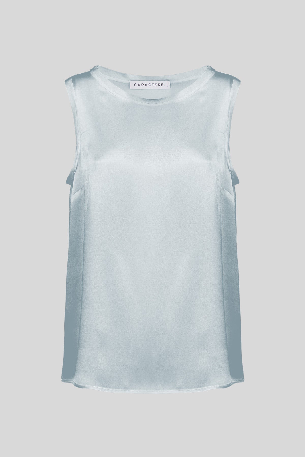 Top in raso misto seta