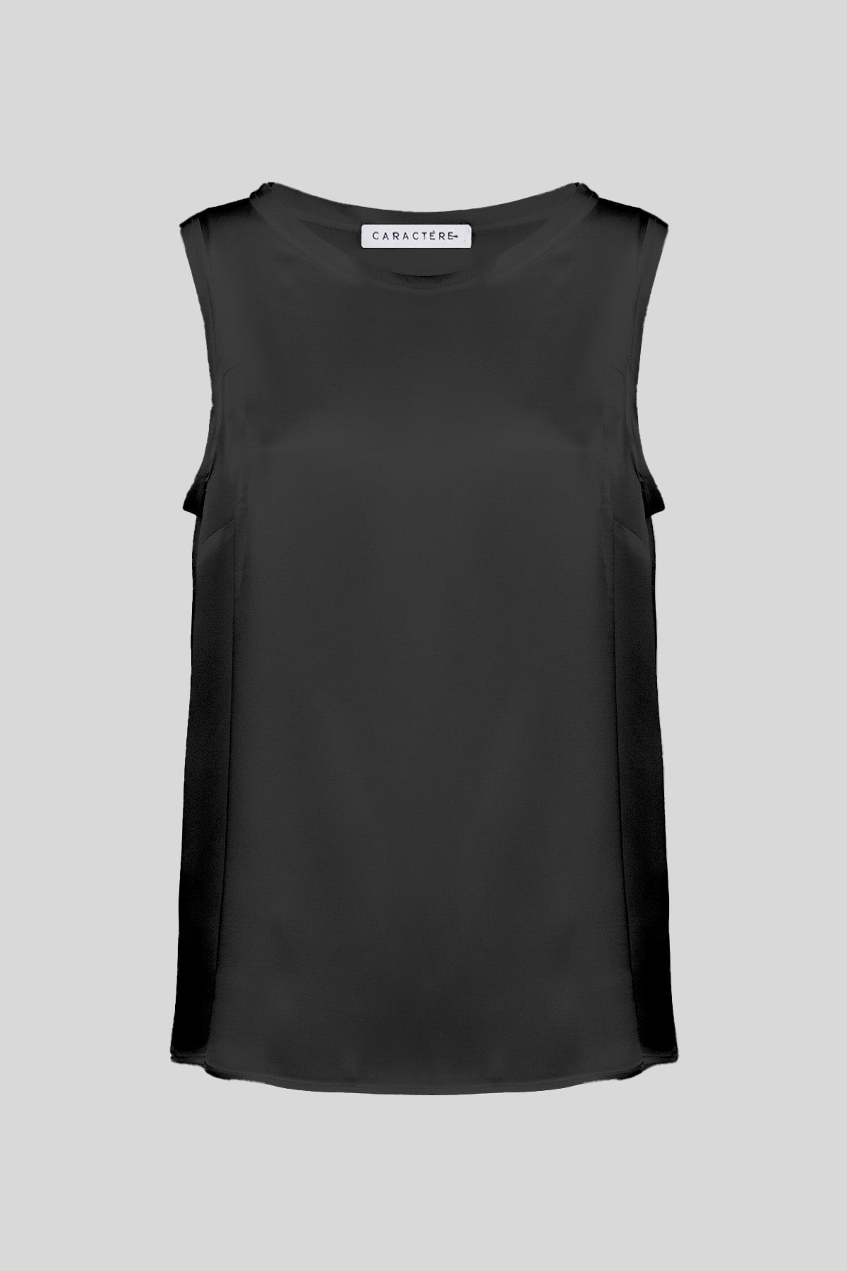 Top in raso misto seta