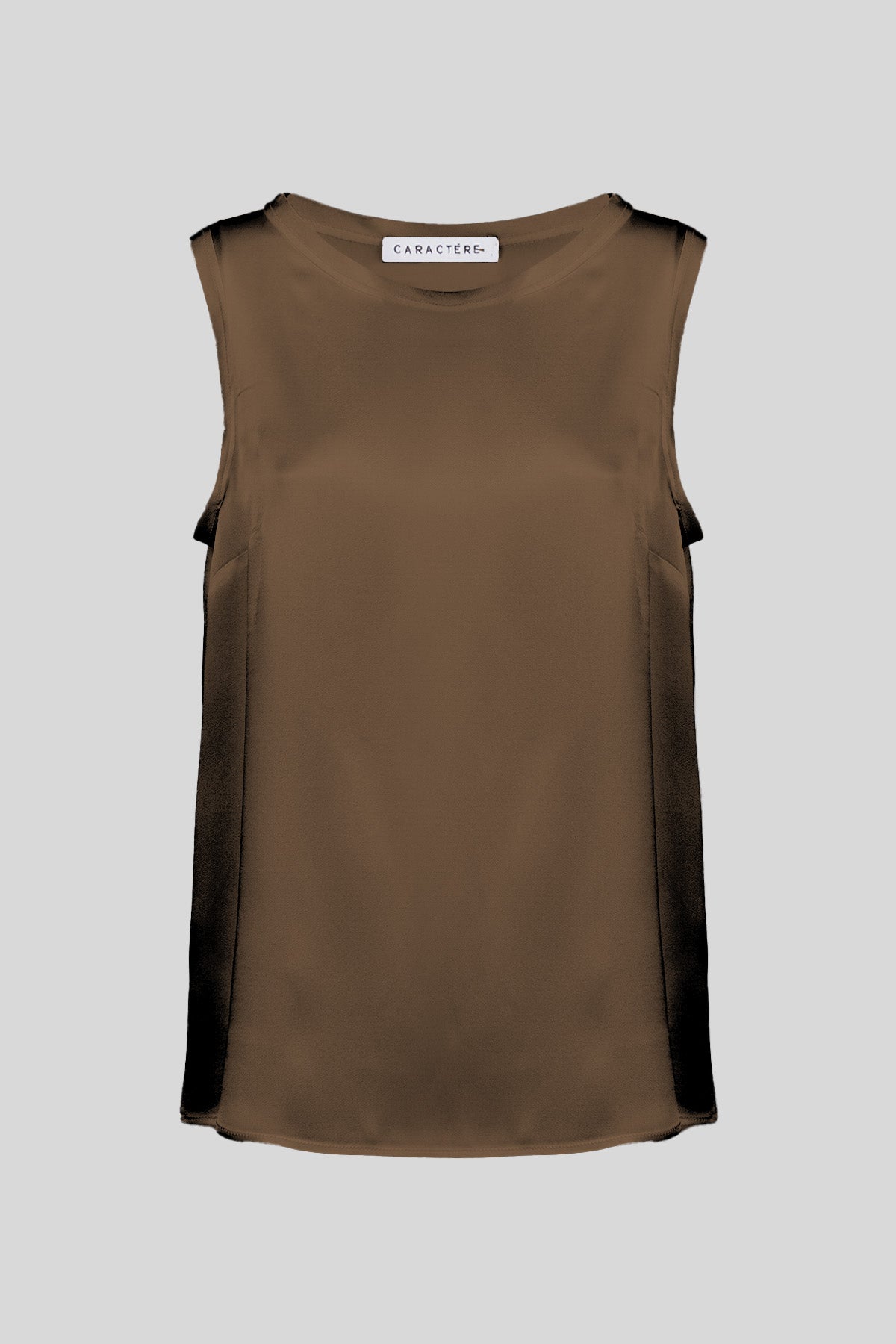Top in raso misto seta