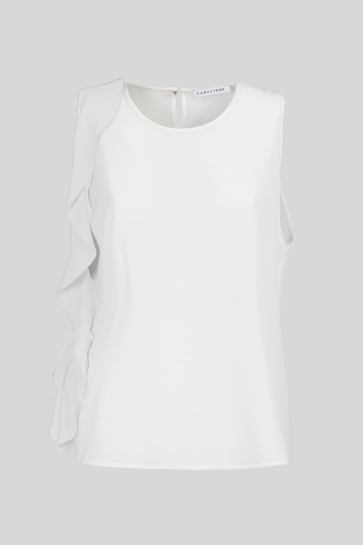 Top in crpe de chine misto seta