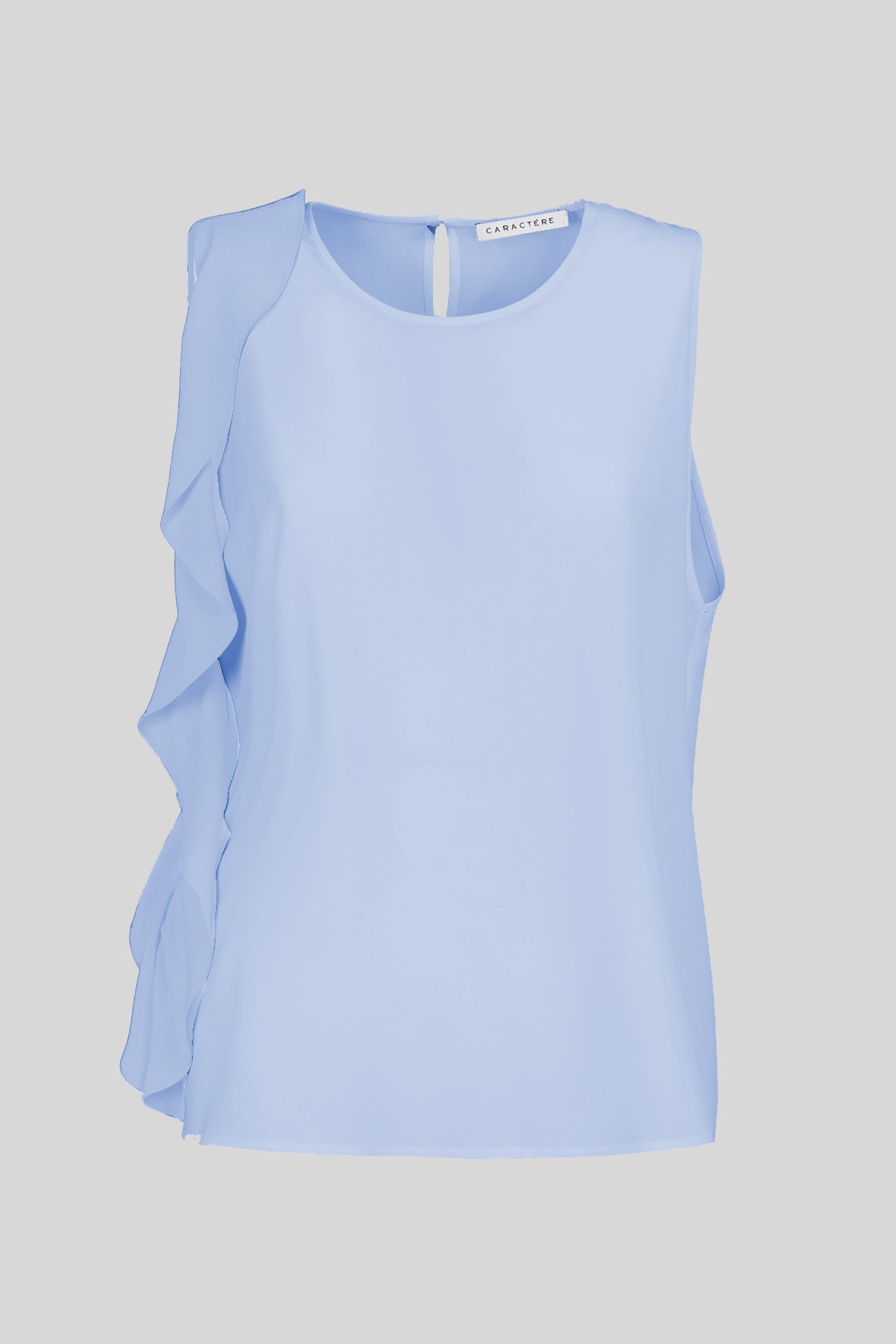 Top in crpe de chine misto seta