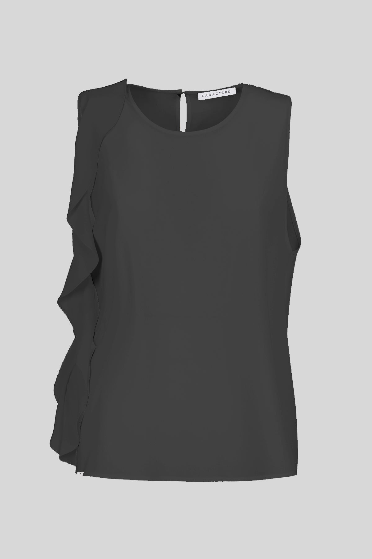 Top in crpe de chine misto seta