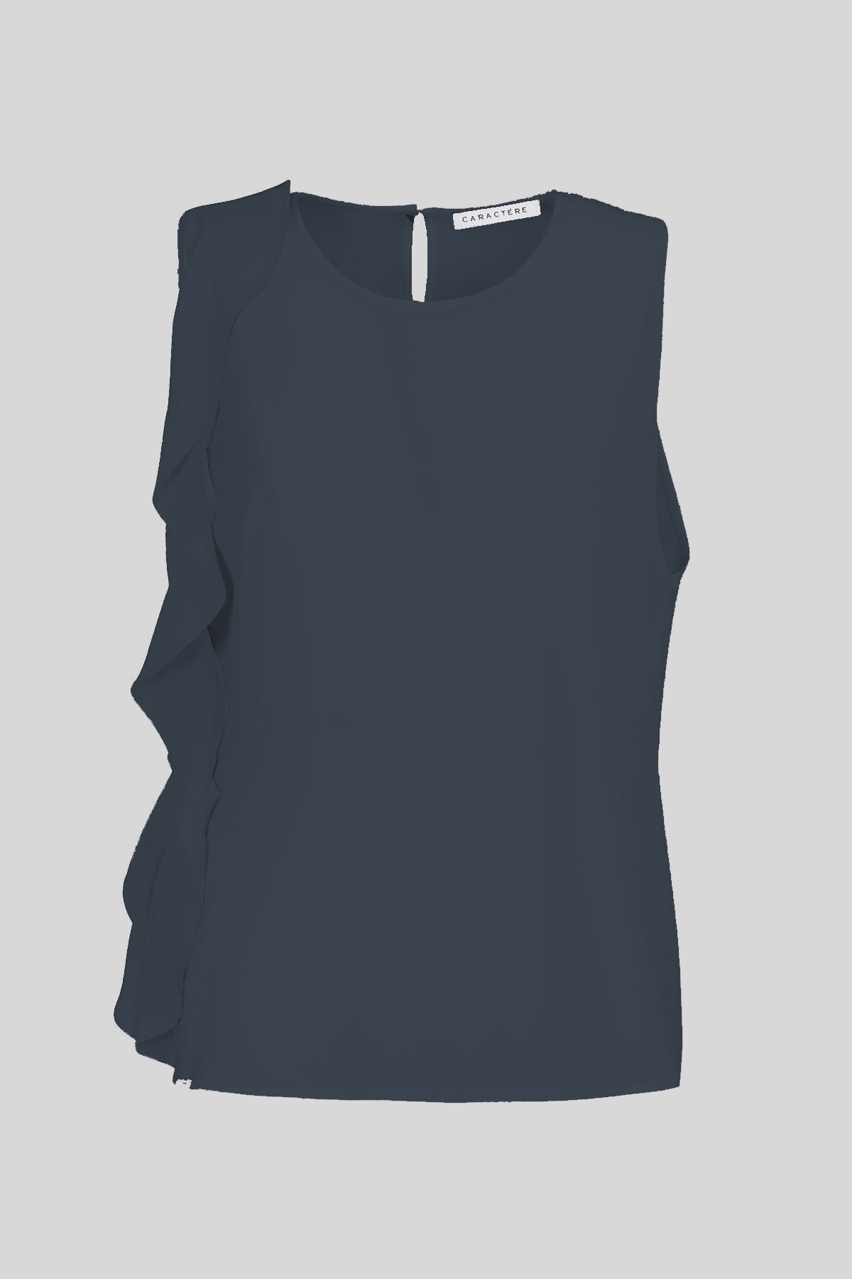 Top in crpe de chine misto seta