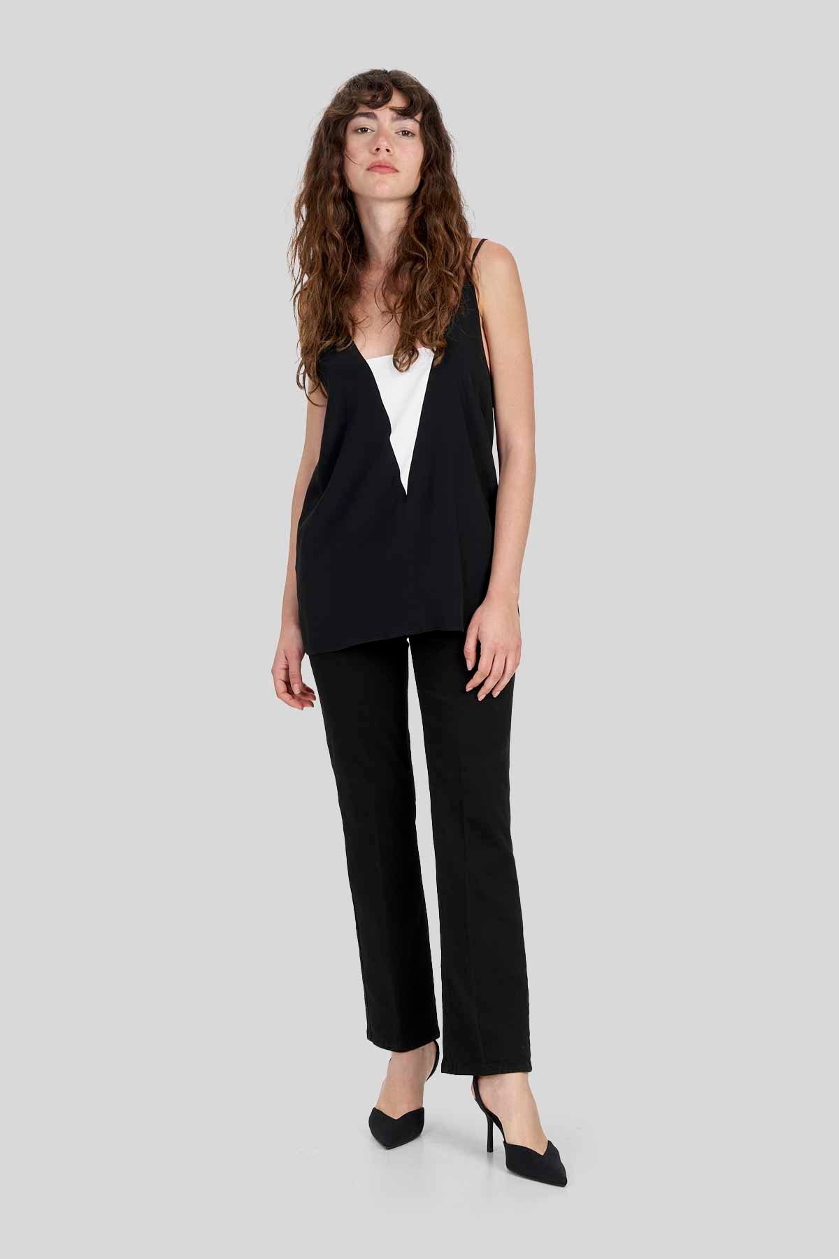 Top in Crepe de Chine