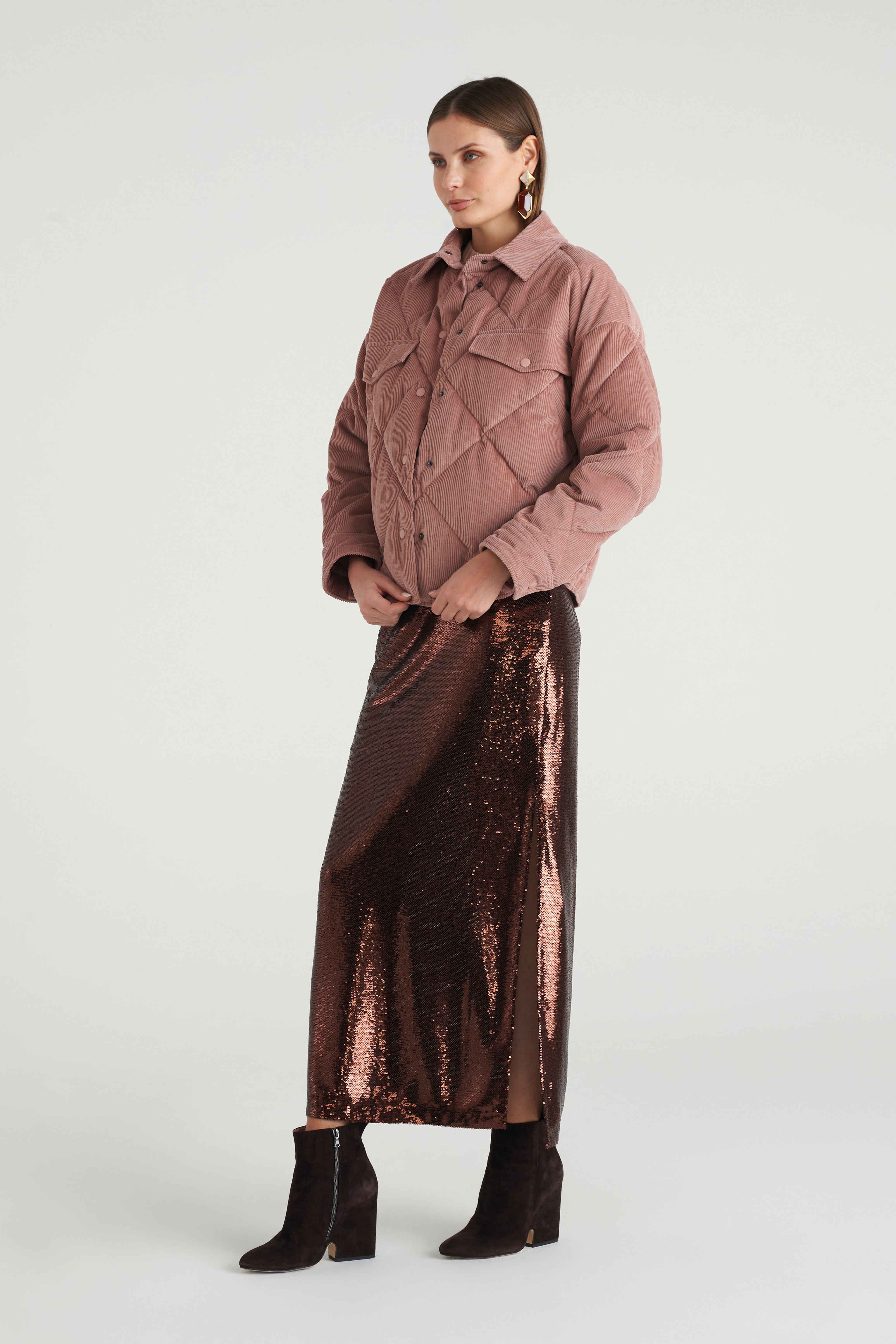 Giubbotto imbottito trapuntato