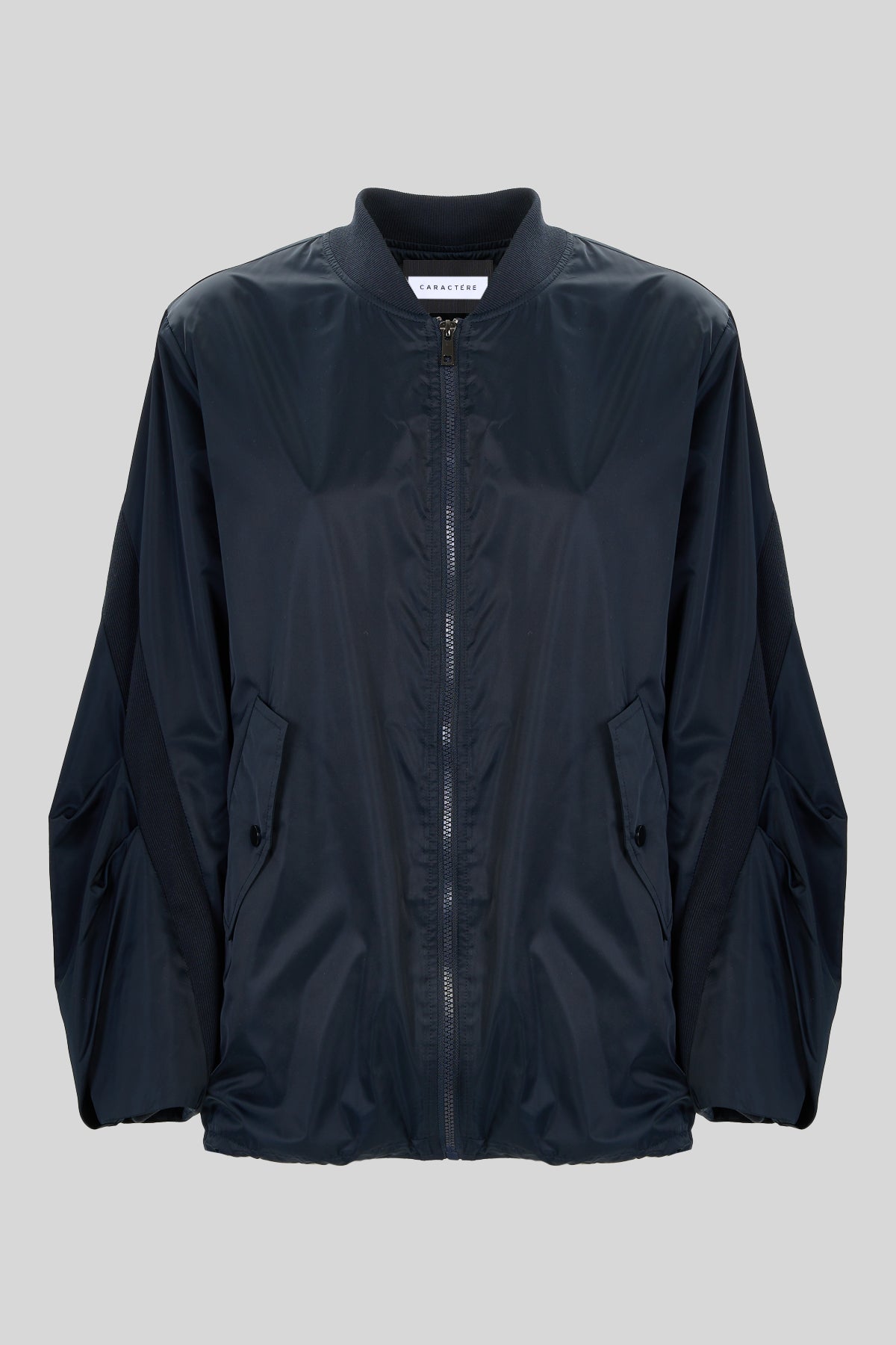 Bomber lungo in Raso