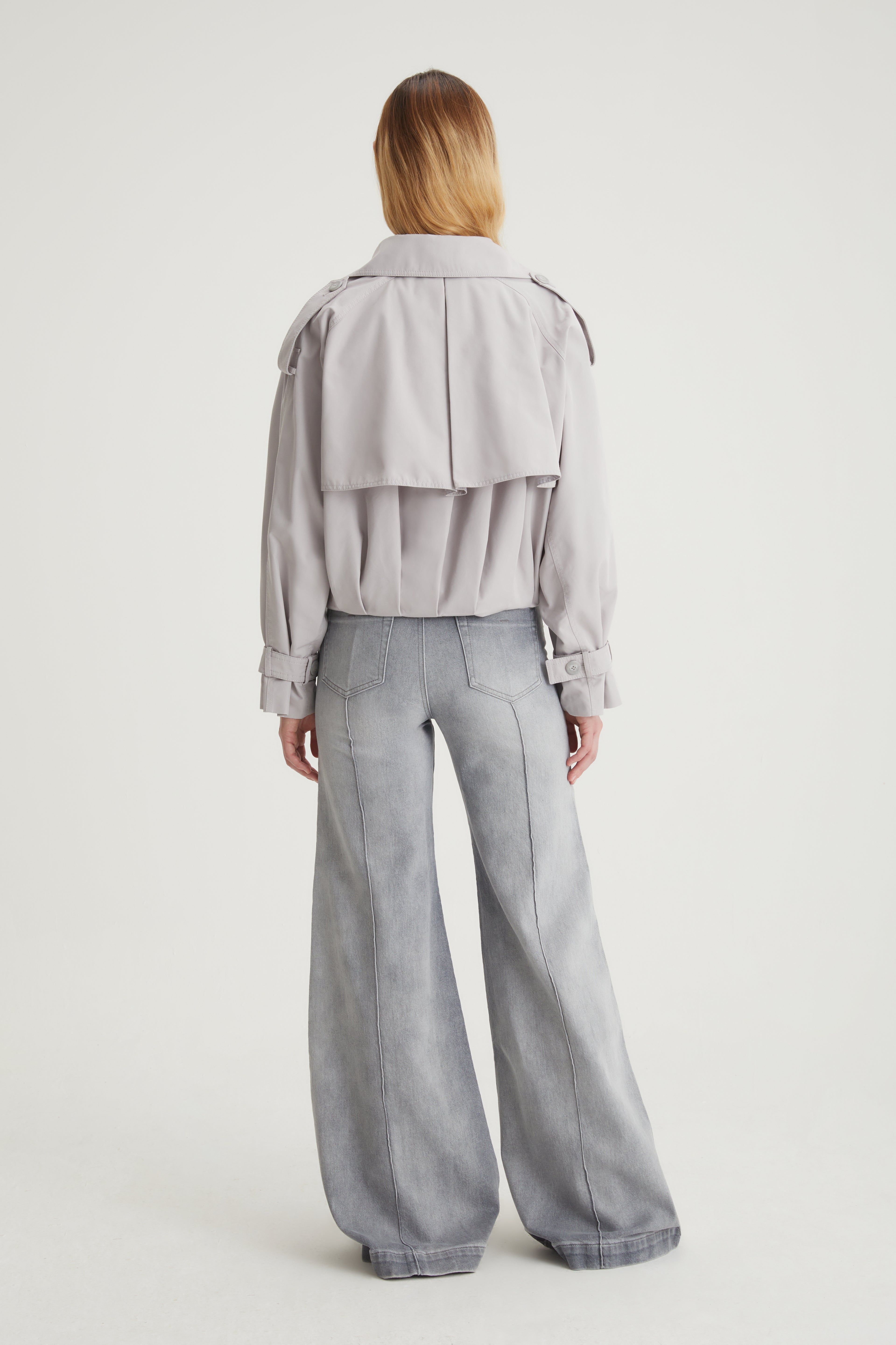 Jeans con gamba larga