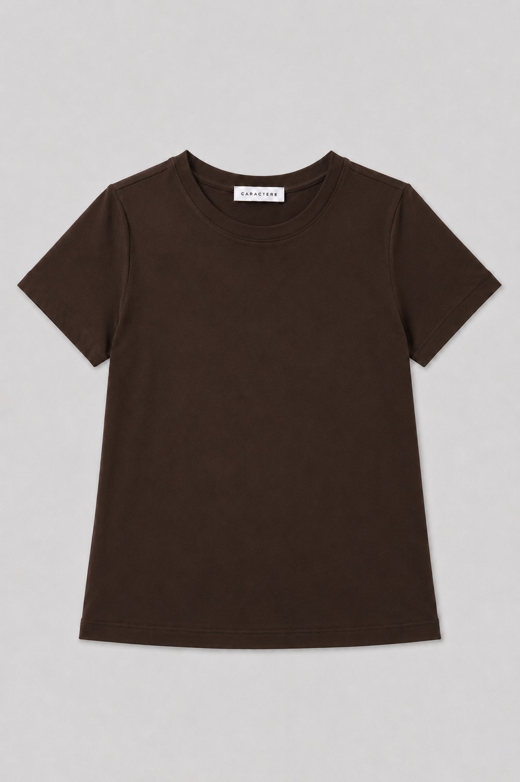 T-shirt Slim Fit Girocollo in Jersey di Cotone