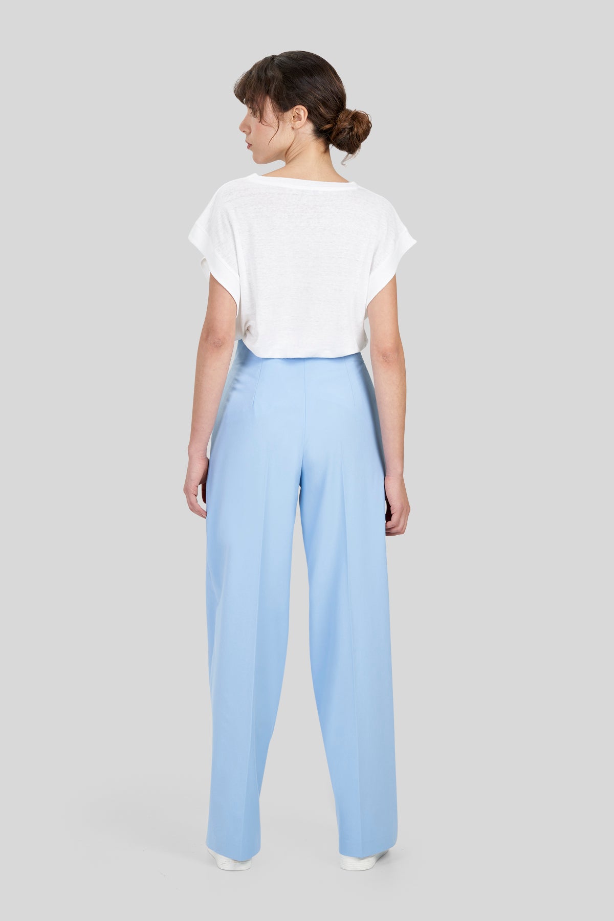 T-shirt in jersey di lino