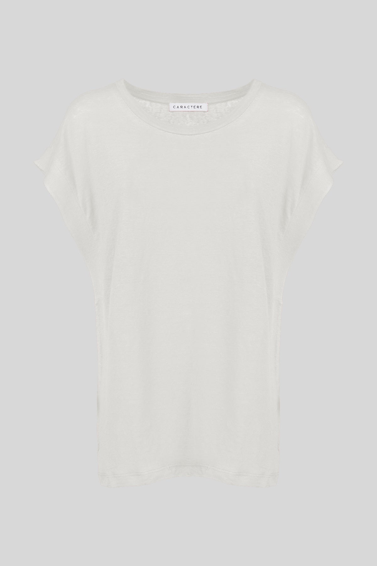 T-shirt in jersey di lino