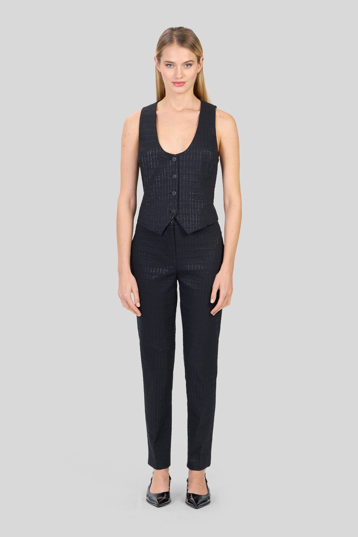Gilet jaquard