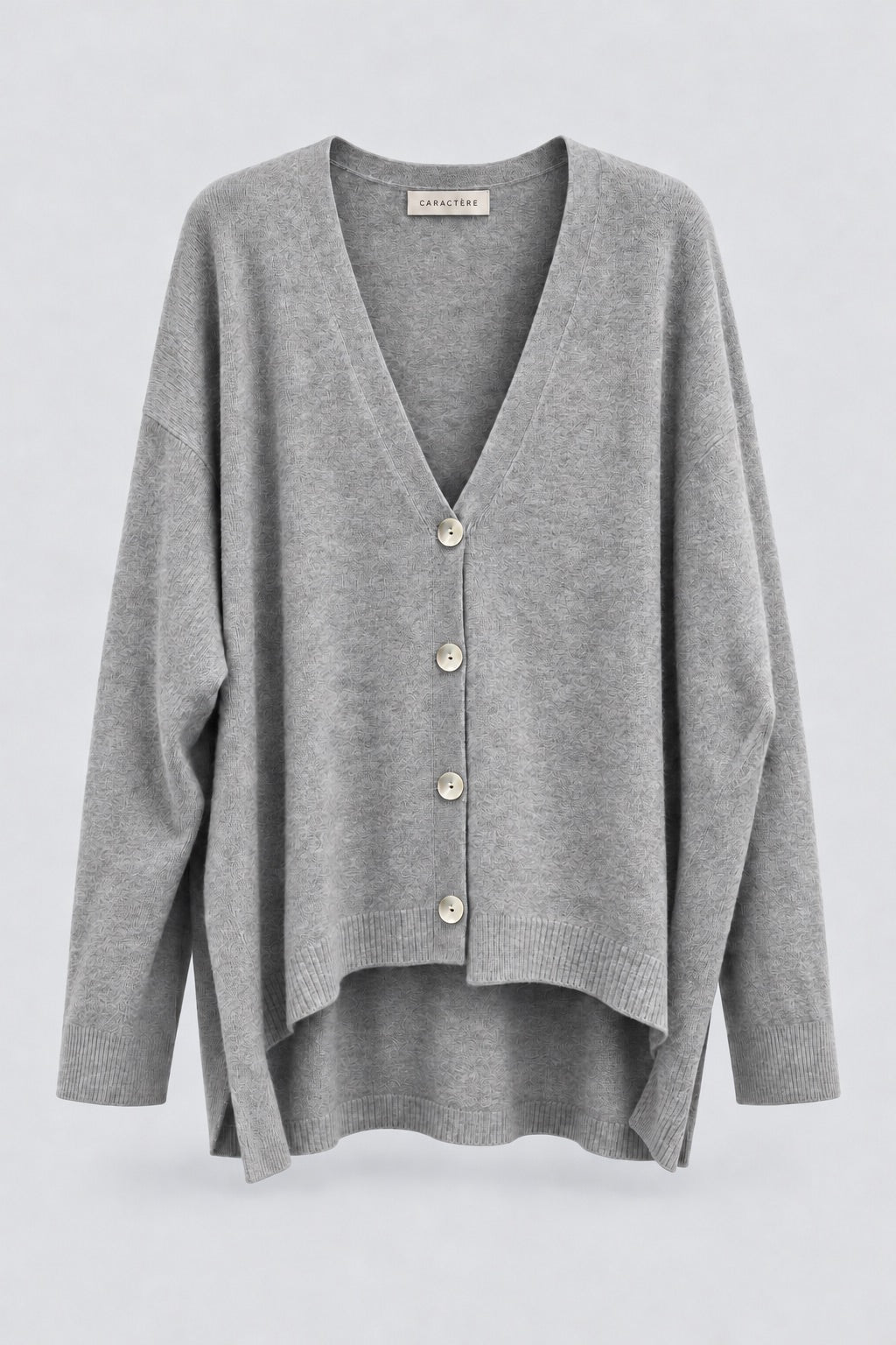 Cardigan Donna con Scollo a V e Bottoni