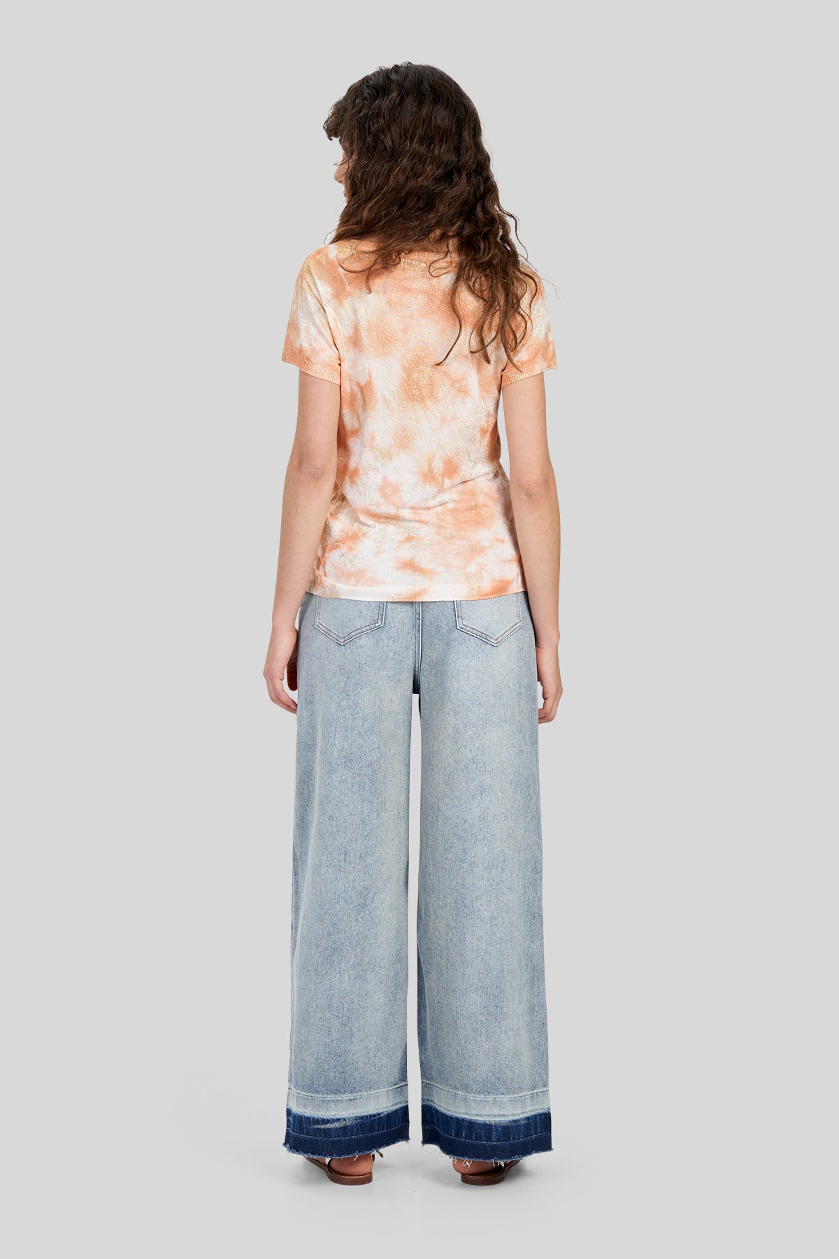 Maglia linea a T, girocollo