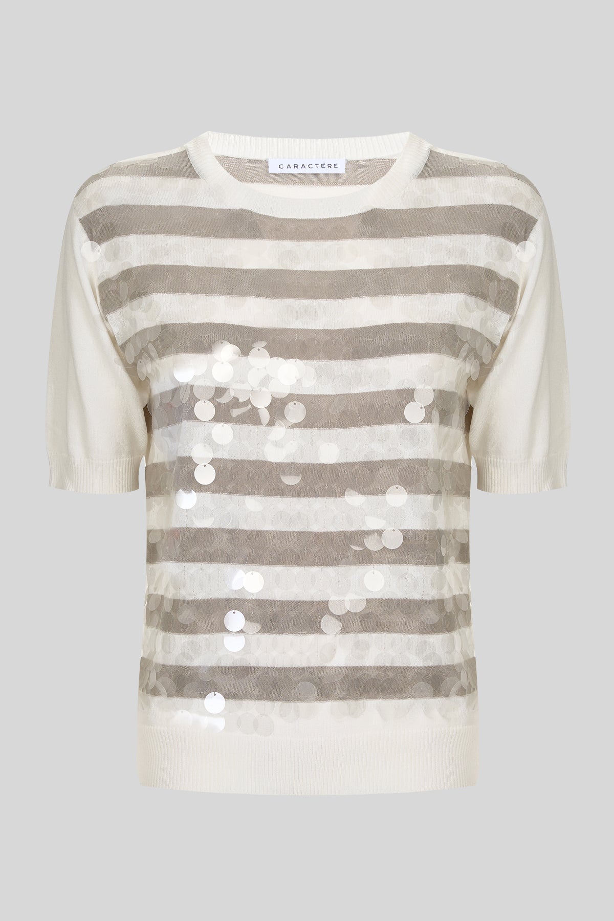 Maglia con paillettes