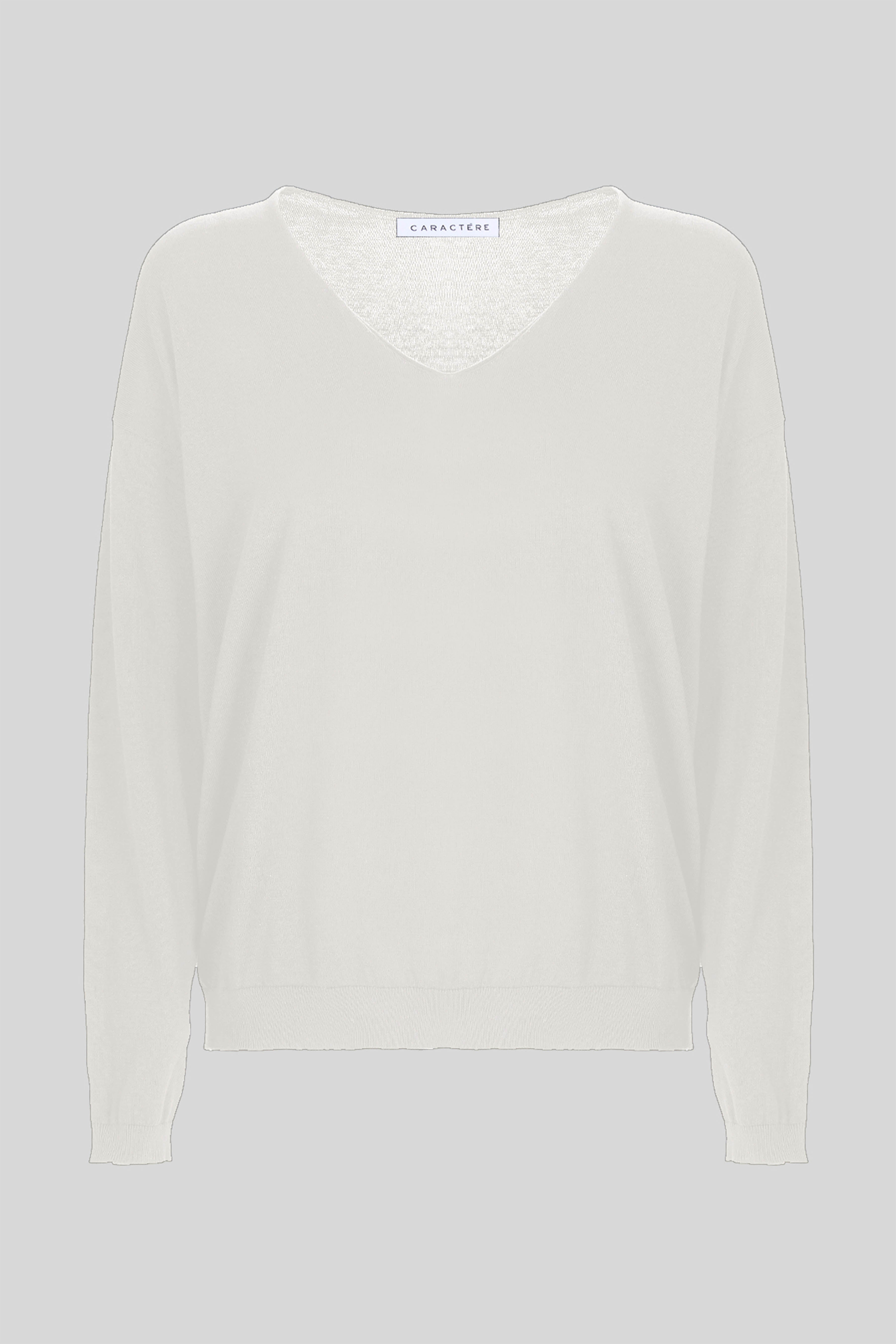 Pullover scollo a V