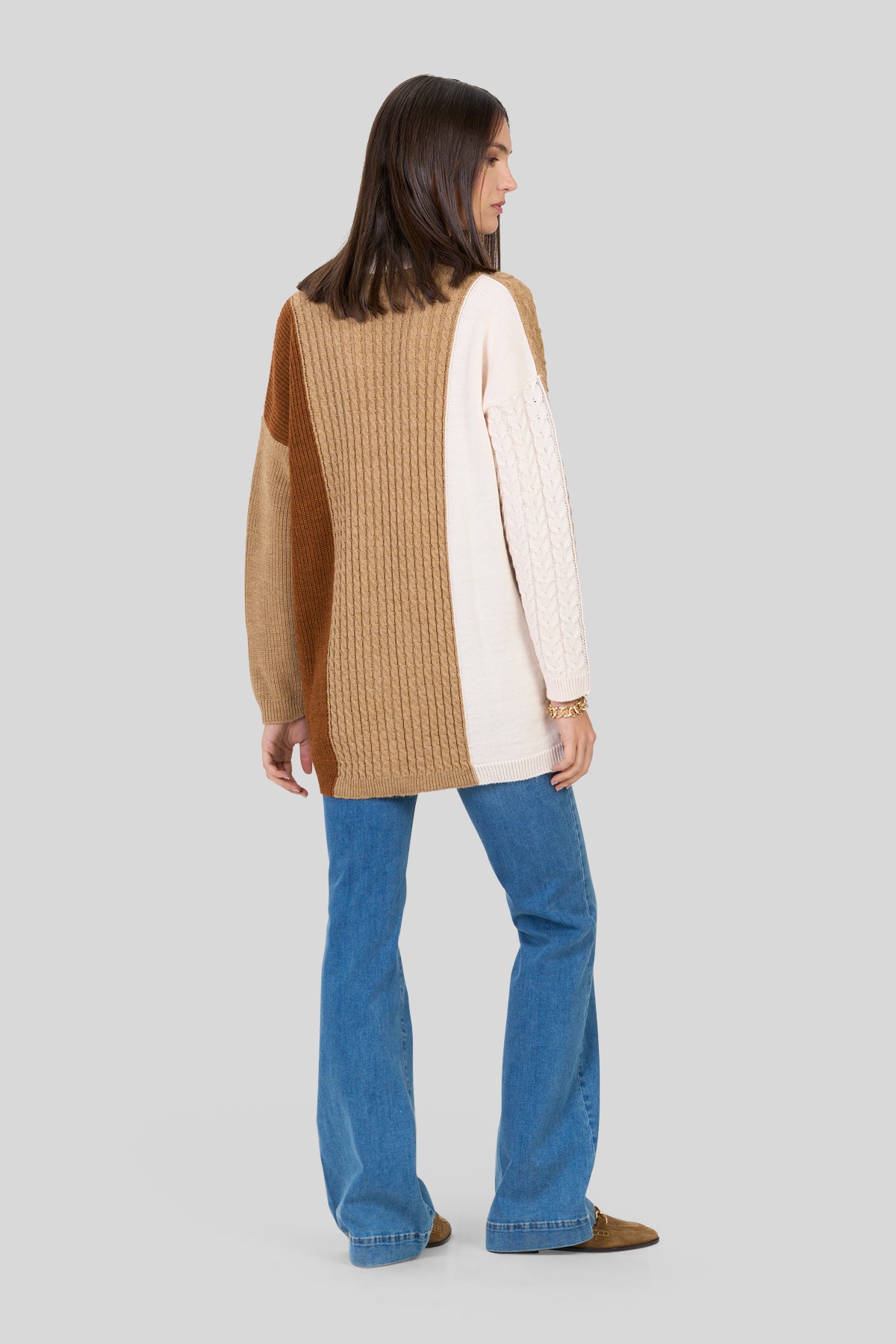 Cardigan mix di punti