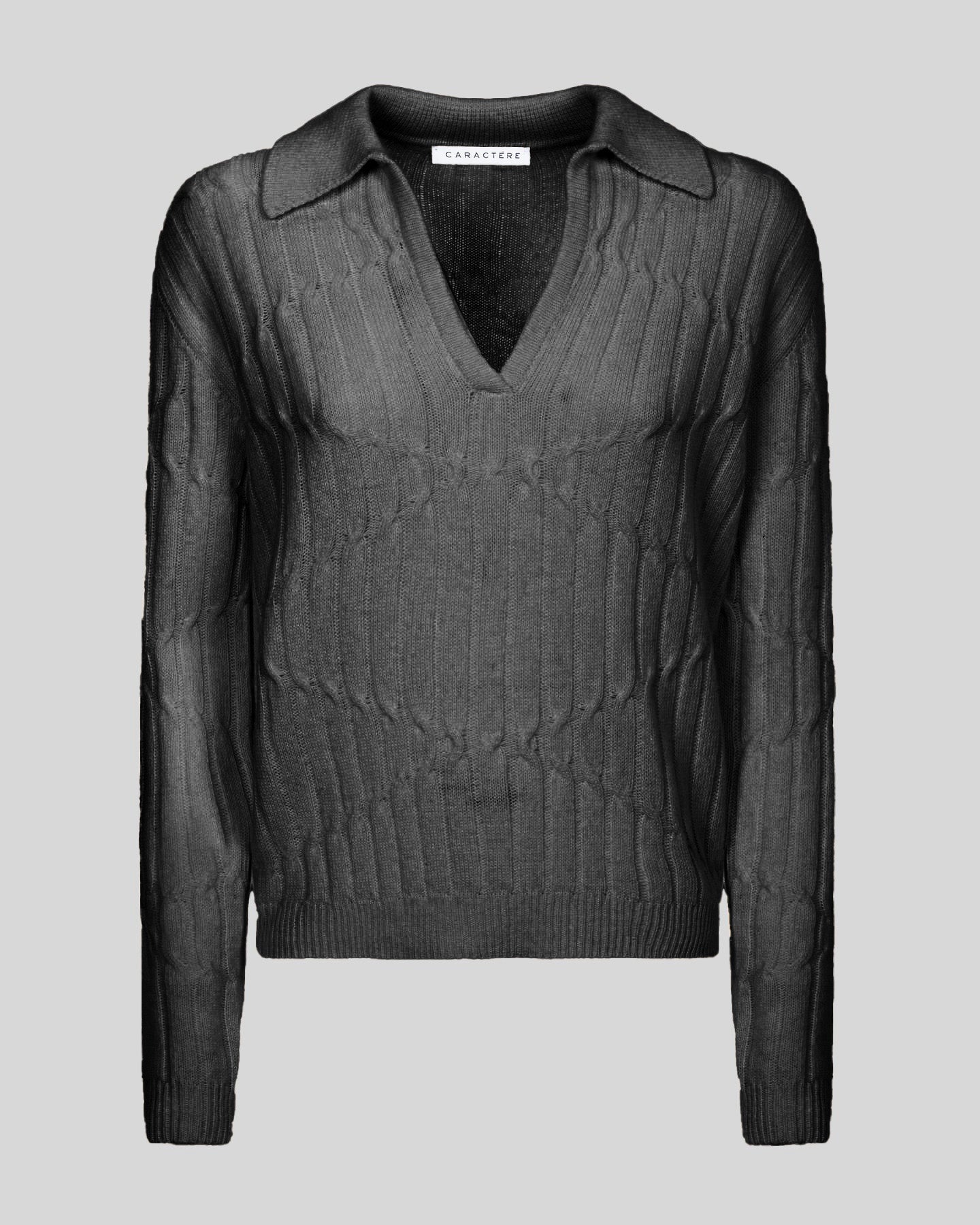 Polo in misto cashmere