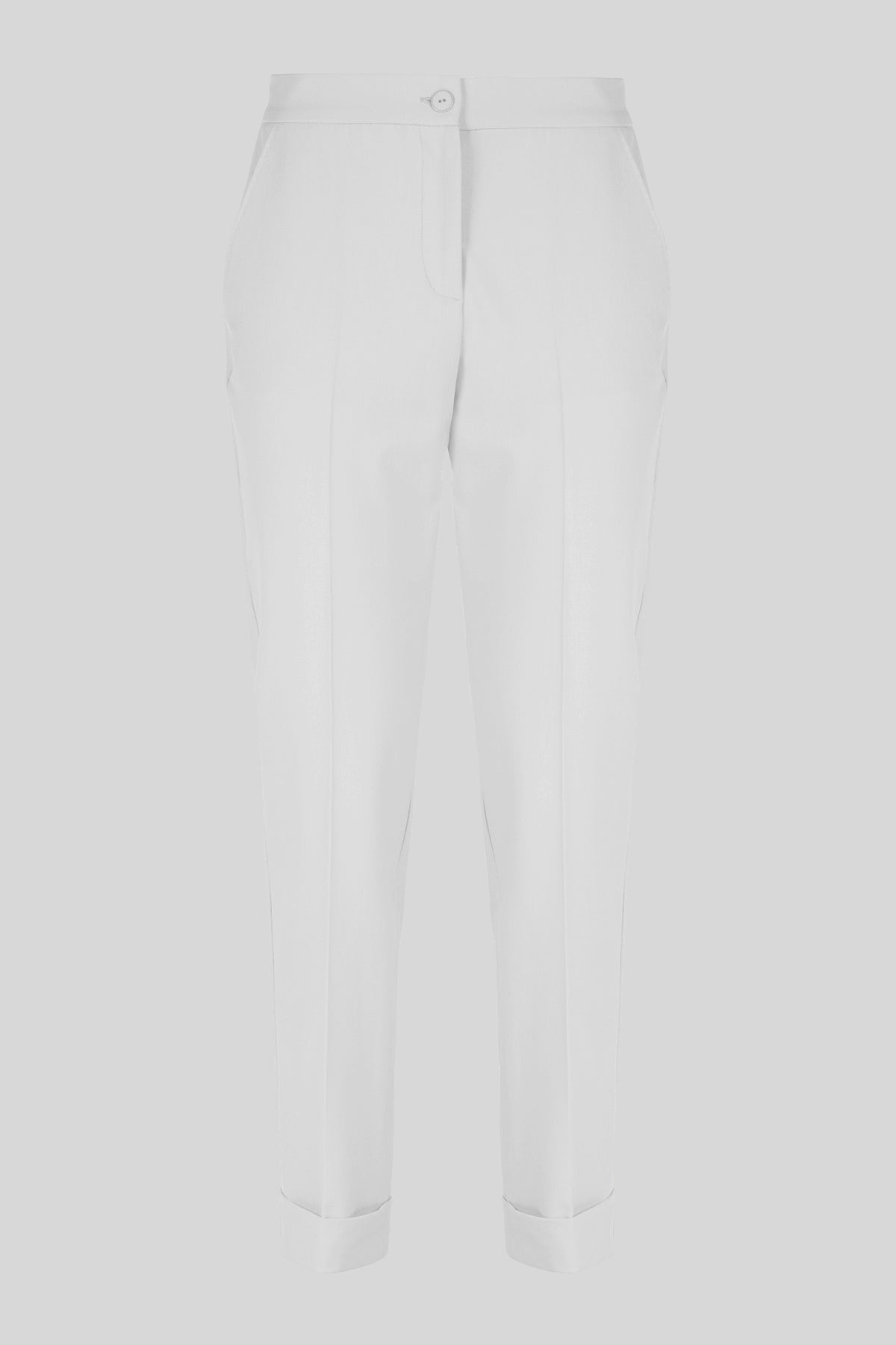 Pantaloni dalla linea chino in tela stretch