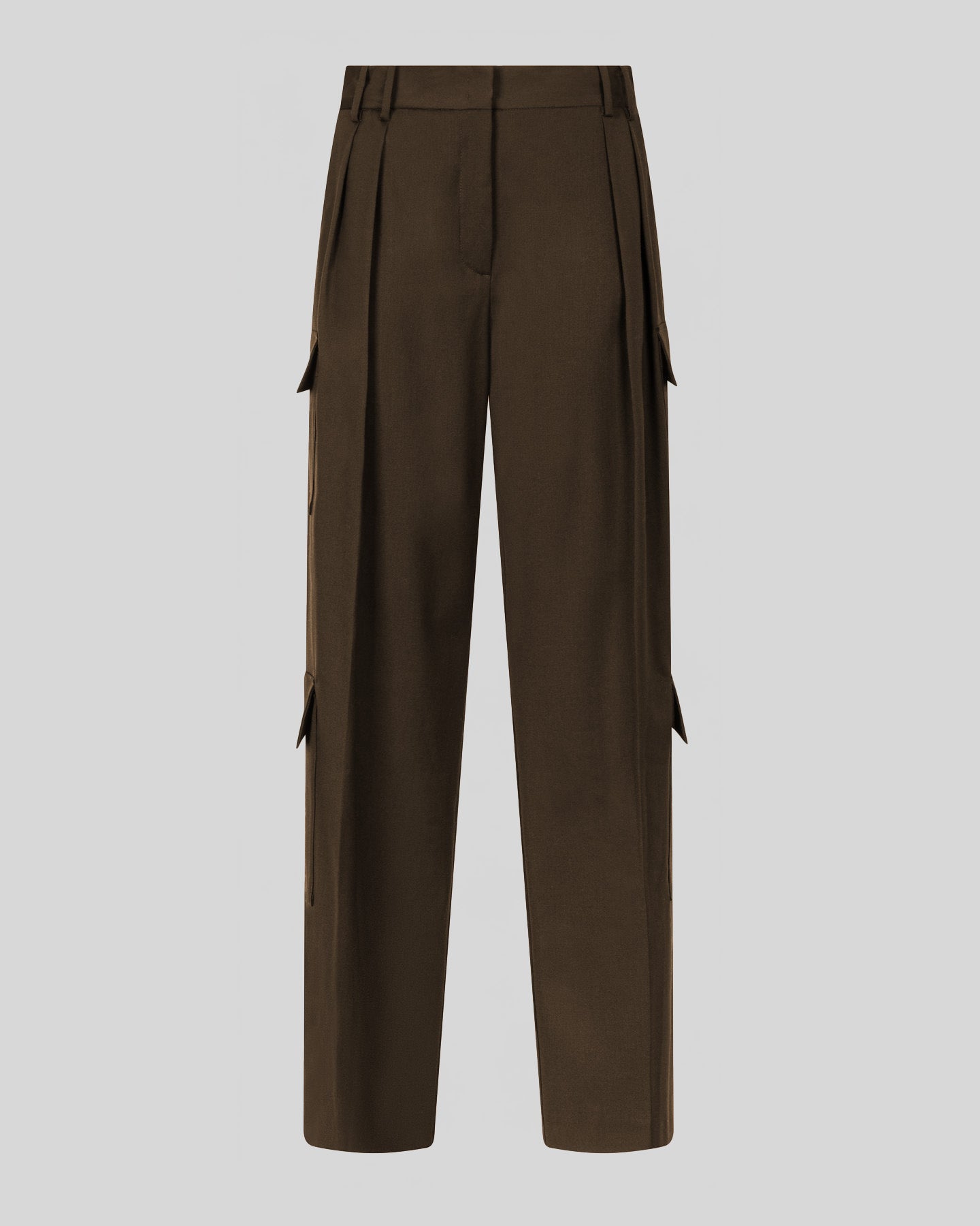 Pantalone cargo con pieghe