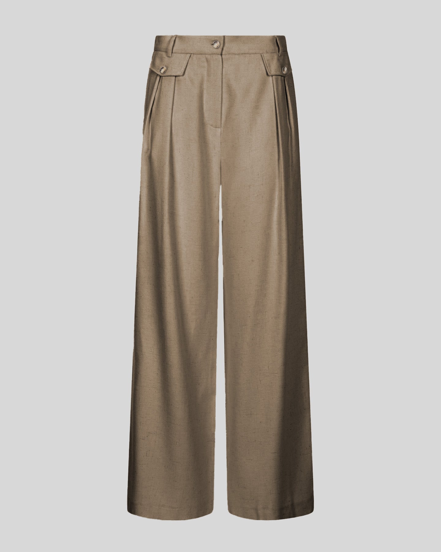 Pantalone ampio in flanella